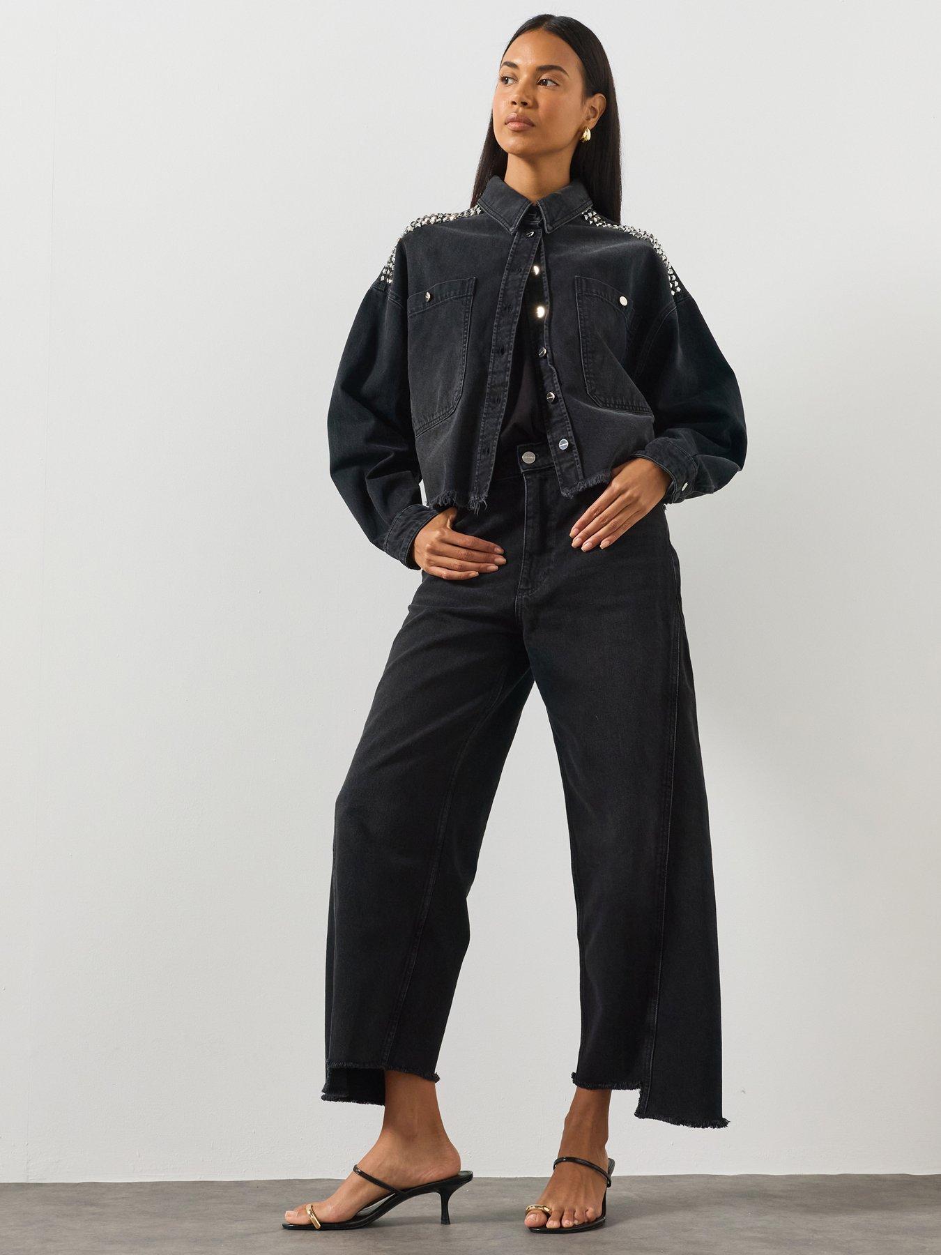 AllSaints Nicky Stud Jacket - Black
