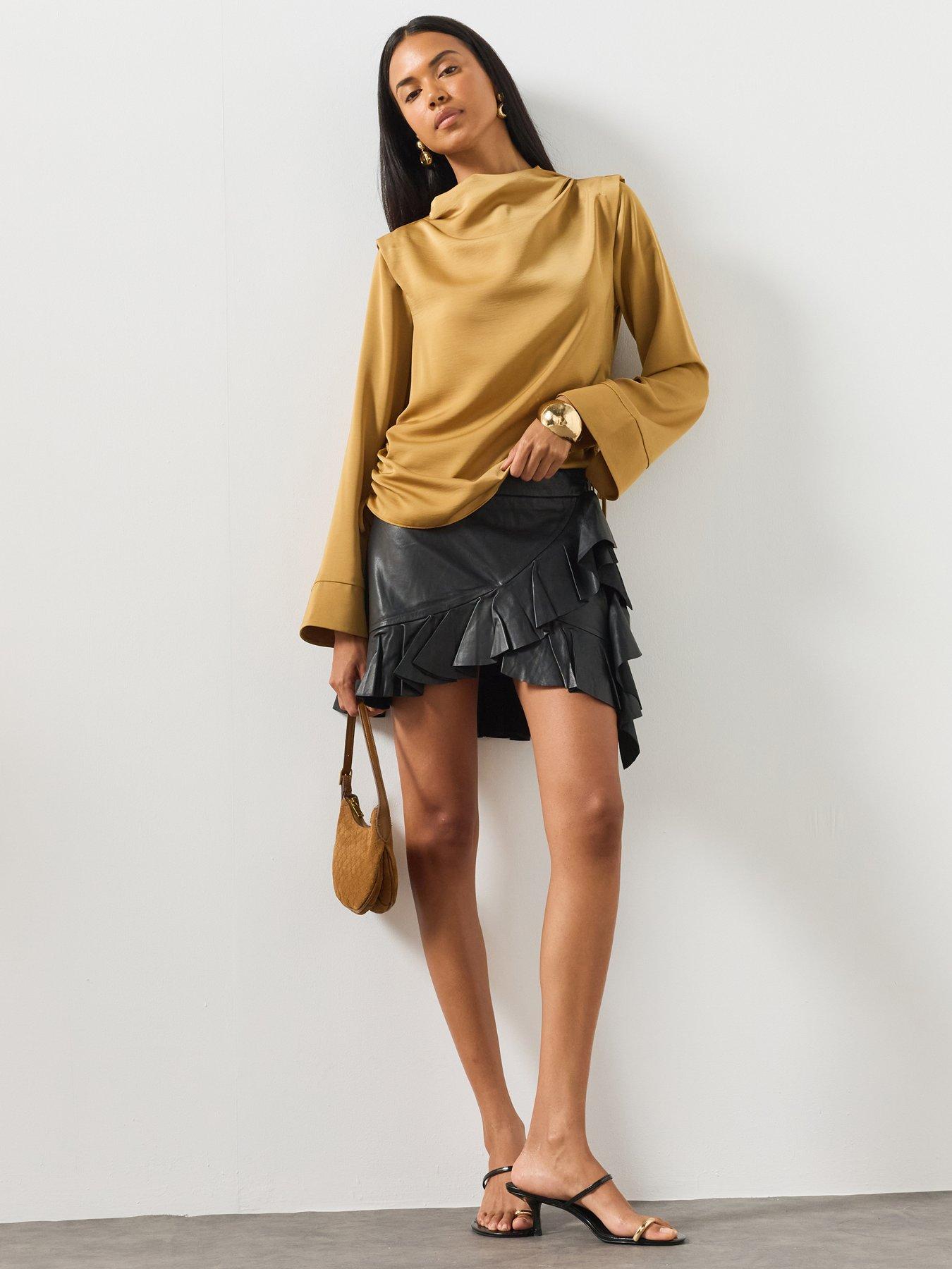 Image 1 of 7 of AllSaints Luana Lea Skirt