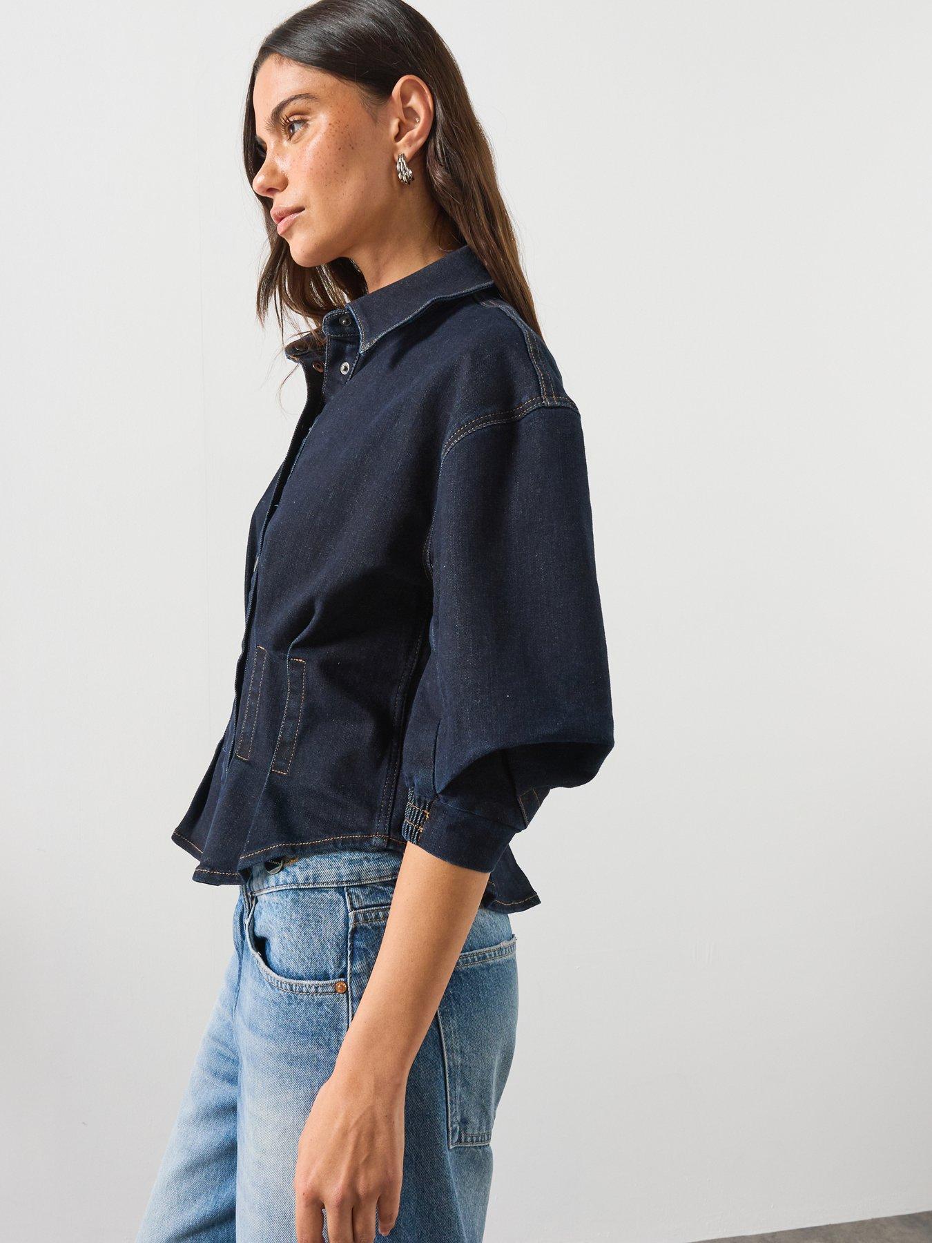 Image 4 of 5 of AllSaints Nancy Denim Shirt