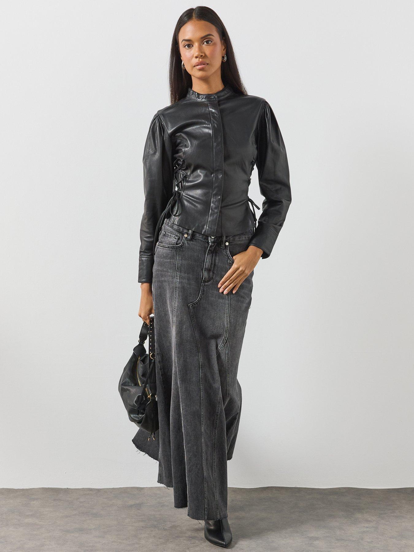 AllSaints Evanna Lea Shirt - Black
