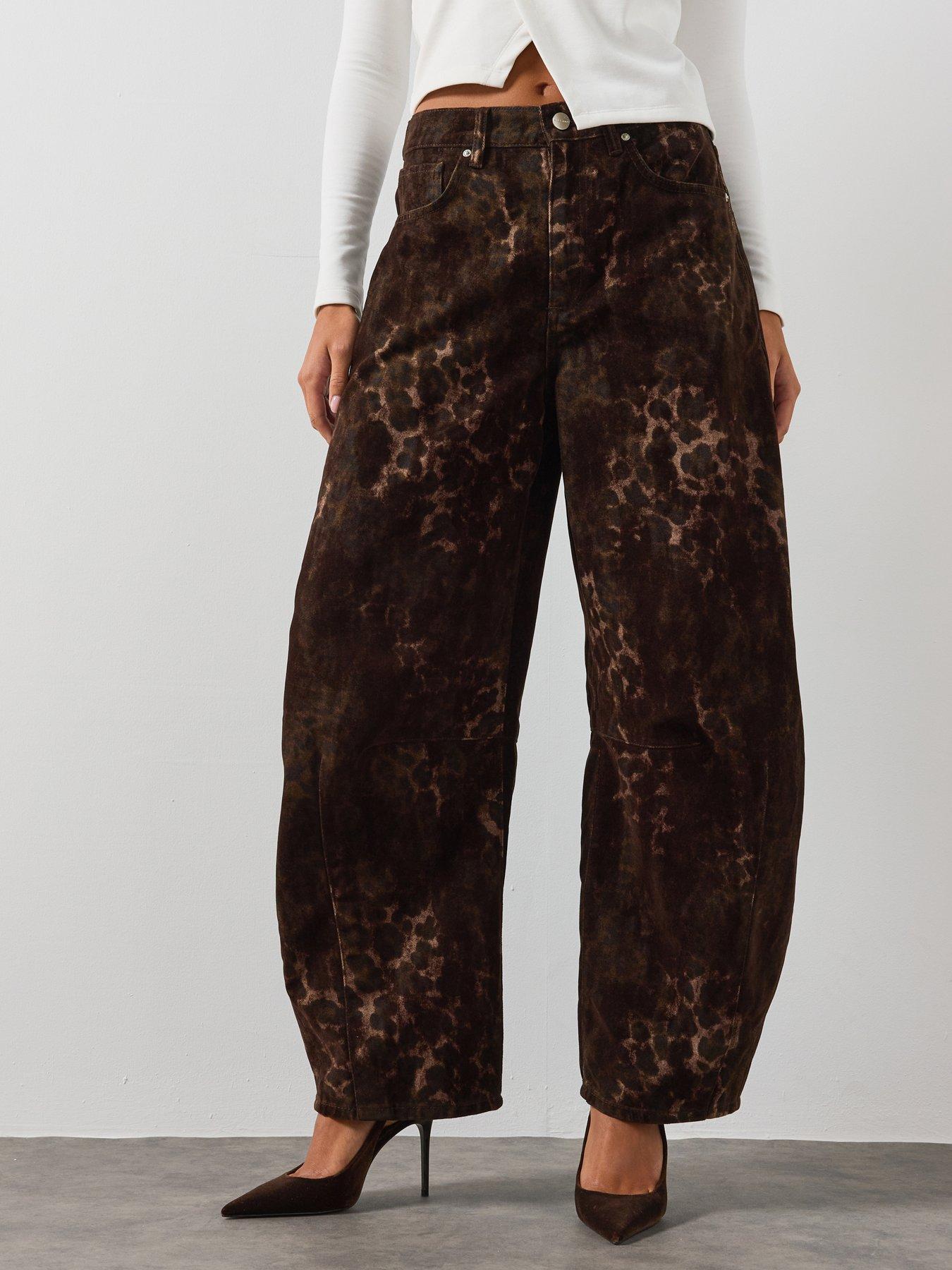 Image 1 of 6 of AllSaints Jett Flock Jean