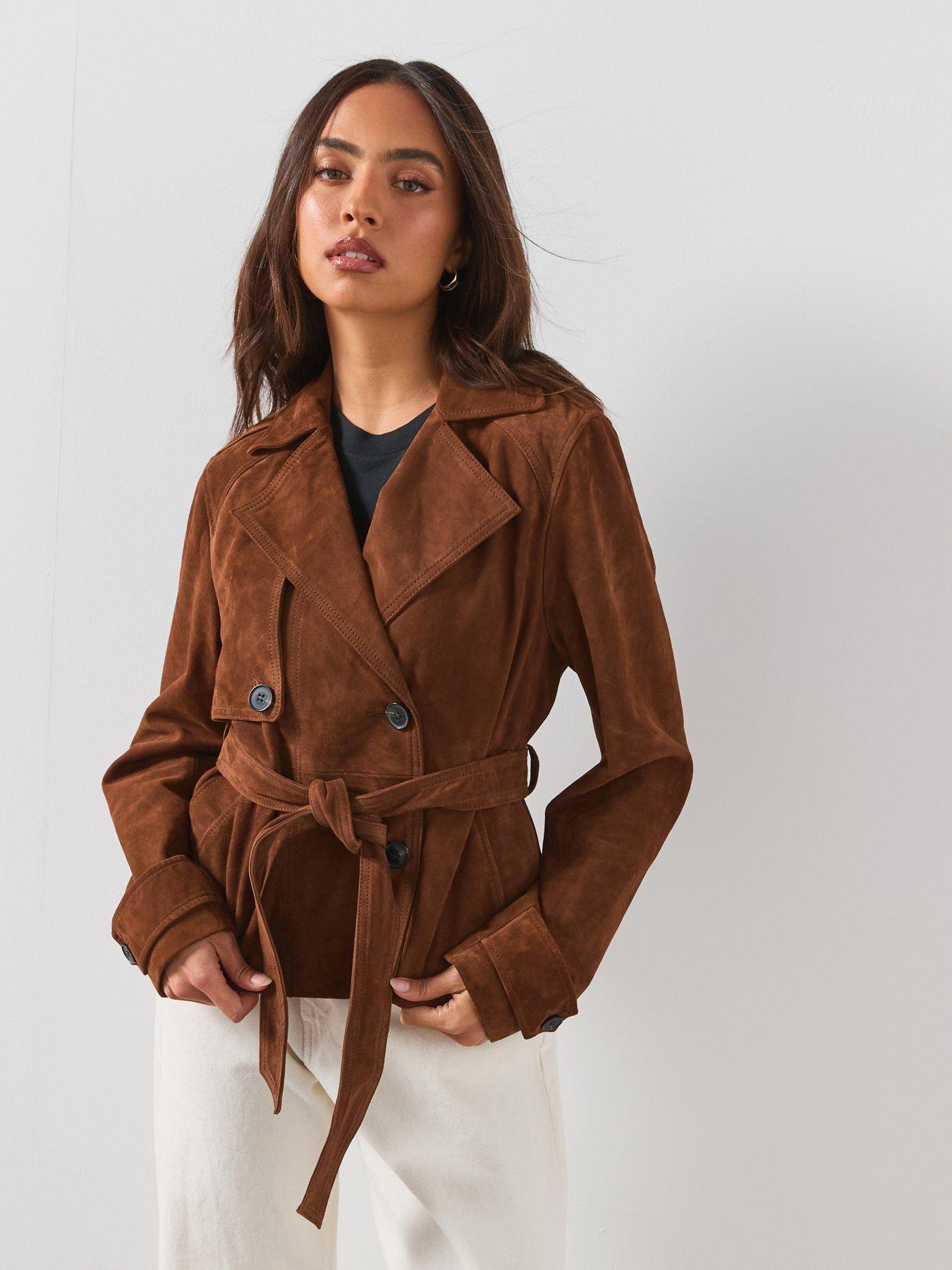 Image 1 of 6 of AllSaints Cropped Okena Trench