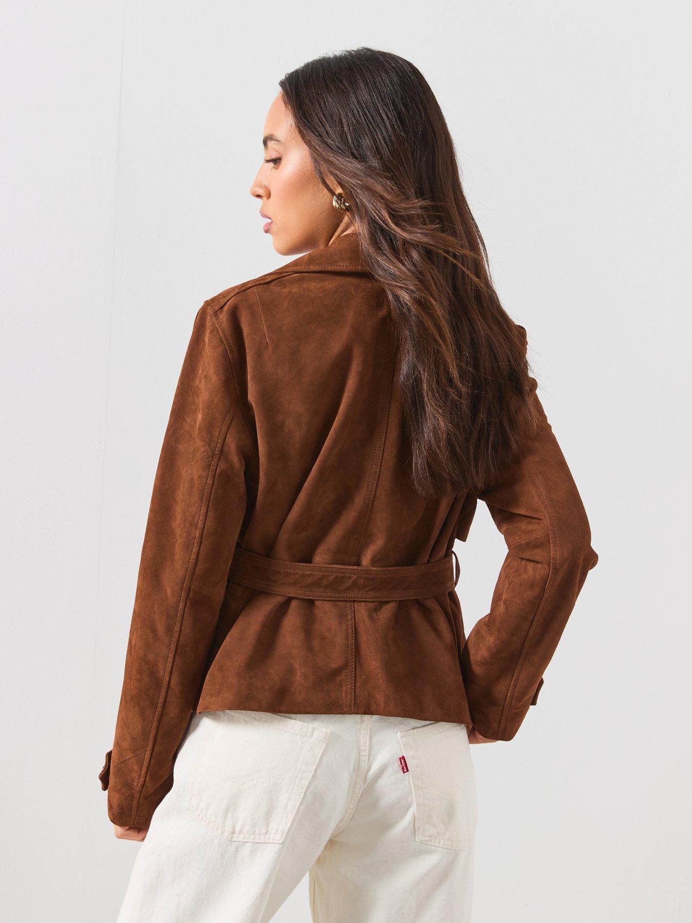 Image 2 of 6 of AllSaints Cropped Okena Trench