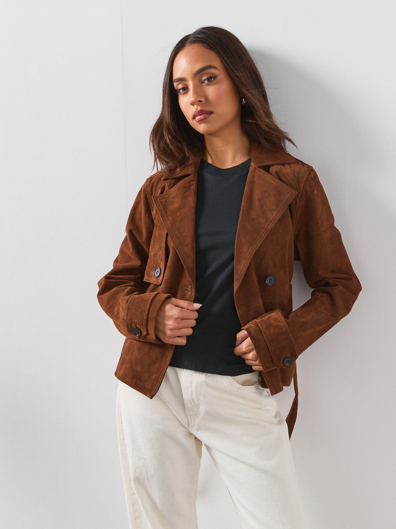 Image 4 of 6 of AllSaints Cropped Okena Trench