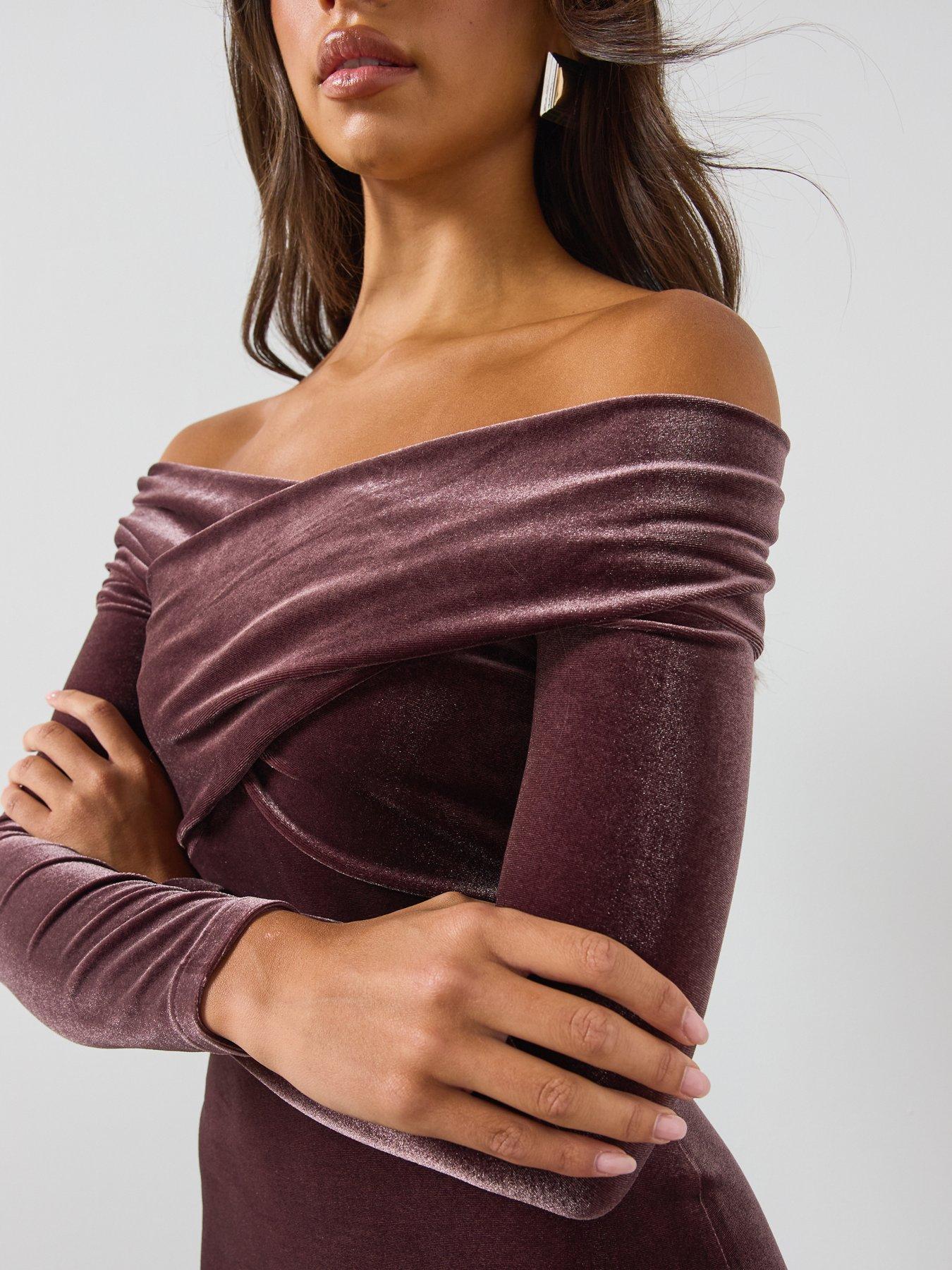 Image 4 of 5 of AllSaints Delta Velvet Dress