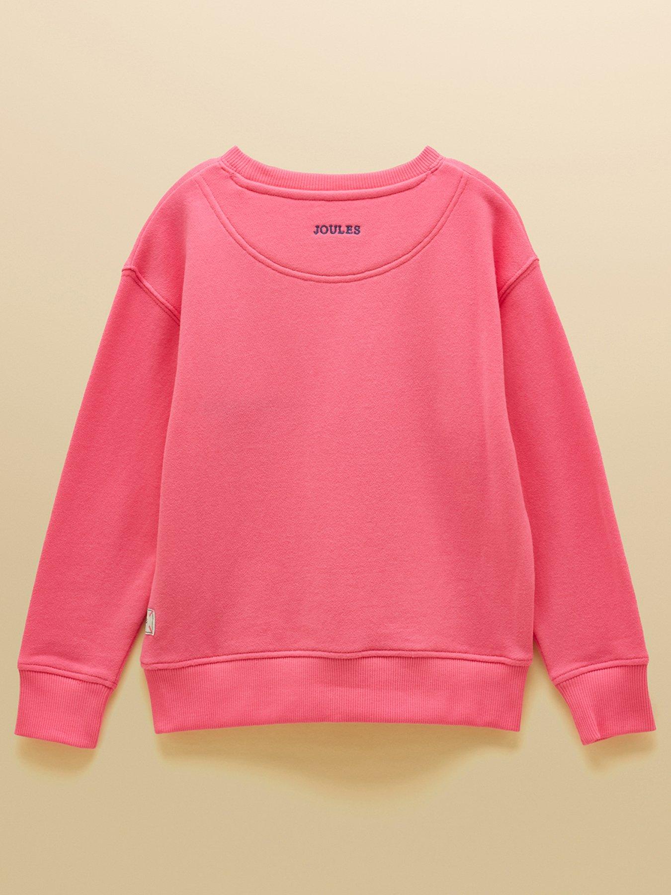 Image 2 of 5 of Joules Girls Sundaze Messy Hair Sweat - Pink