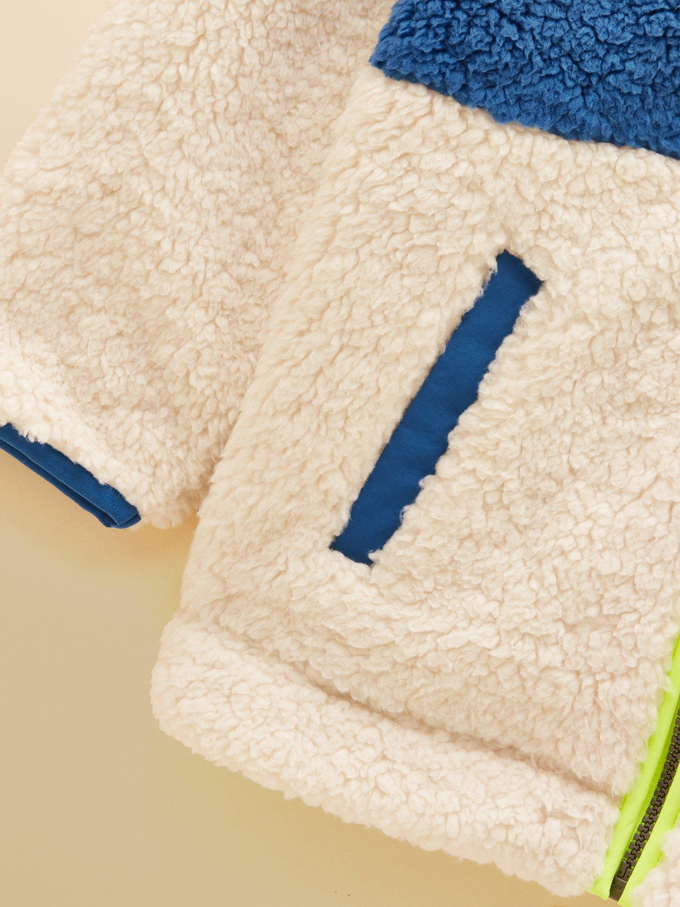 Image 4 of 5 of Joules Boys Billy Full Zip Fleece Jacket - Cream