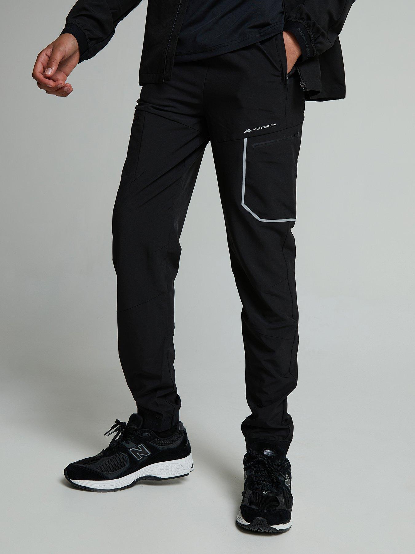 Image 2 of 5 of Monterrain Boys Ramble 3.0 Stretch Woven Running Pants - Black