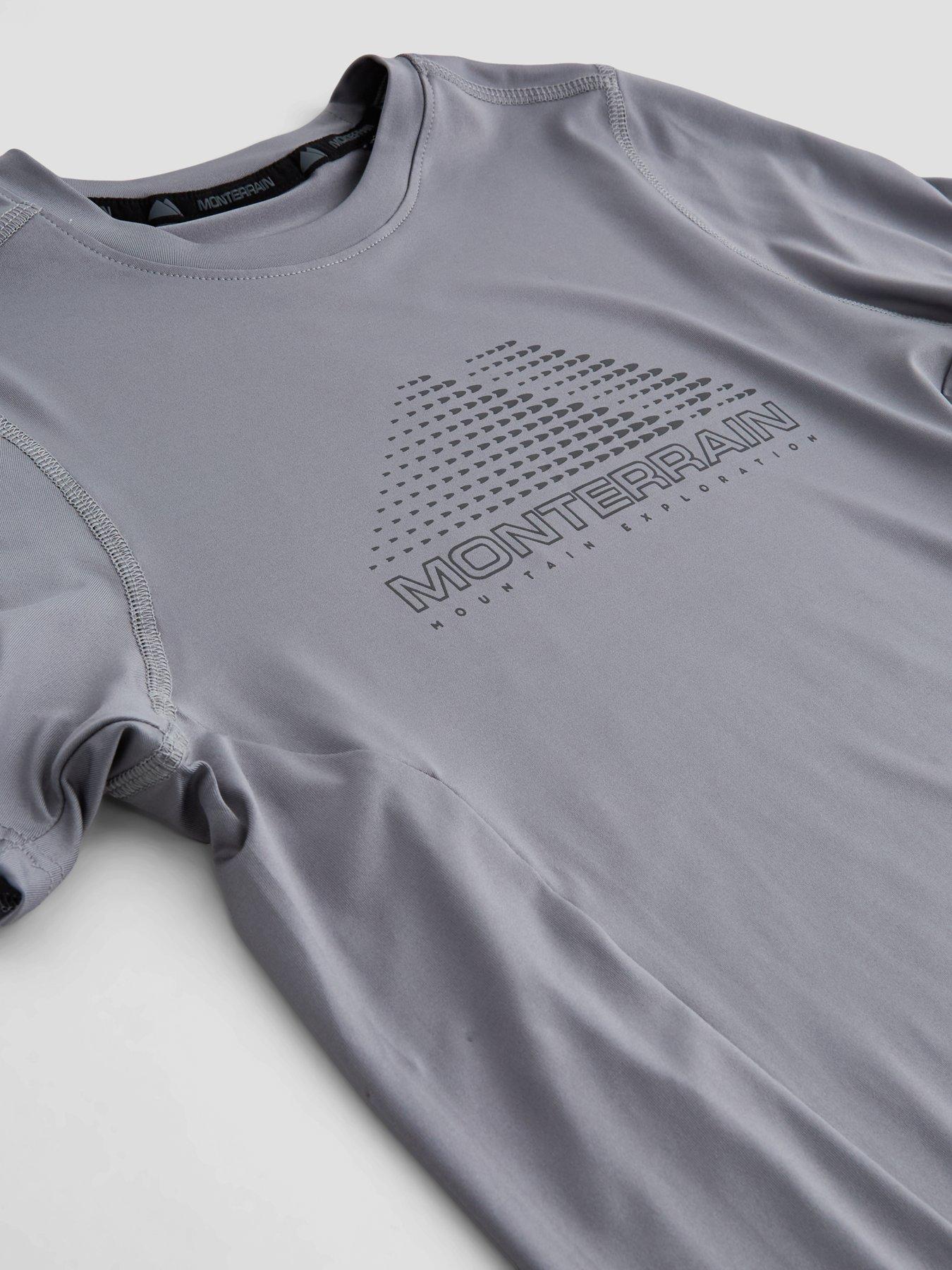 Image 3 of 4 of Monterrain Boys Swift 2.0 Stretch Graphic T-Shirt - Grey
