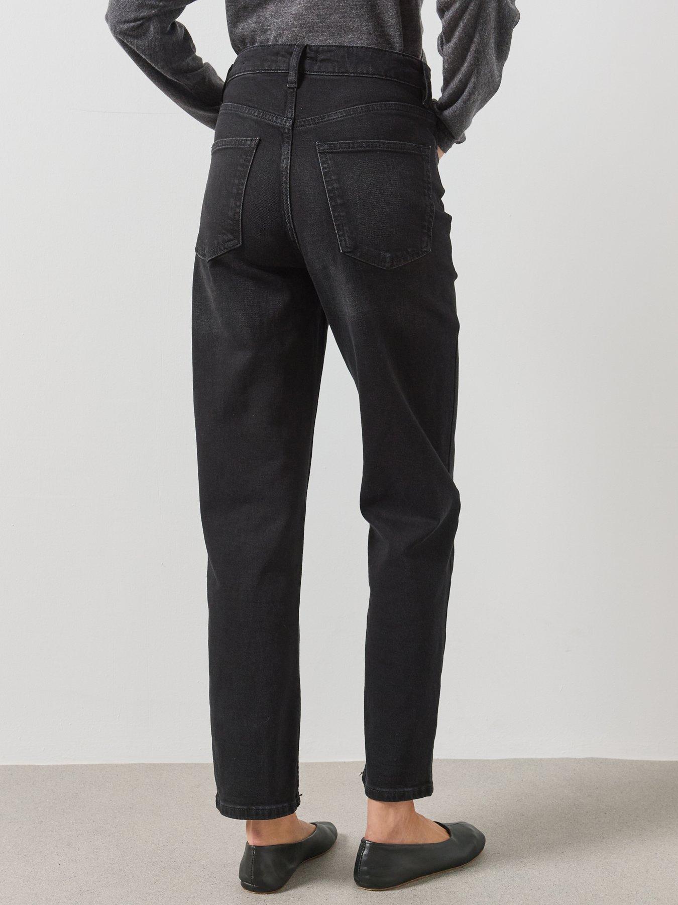 Image 2 of 6 of Mango Newmom Comfort High-rise Jeans-black