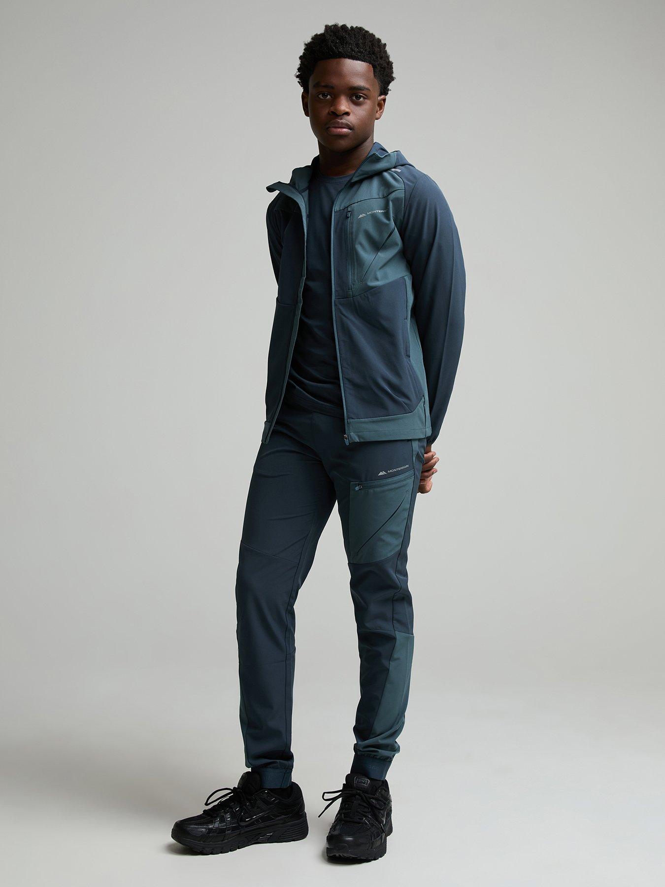 Image 2 of 5 of Monterrain Boys Deflect 2.0 Stretch Woven Zip-Through Hood Jacket - Dark Grey
