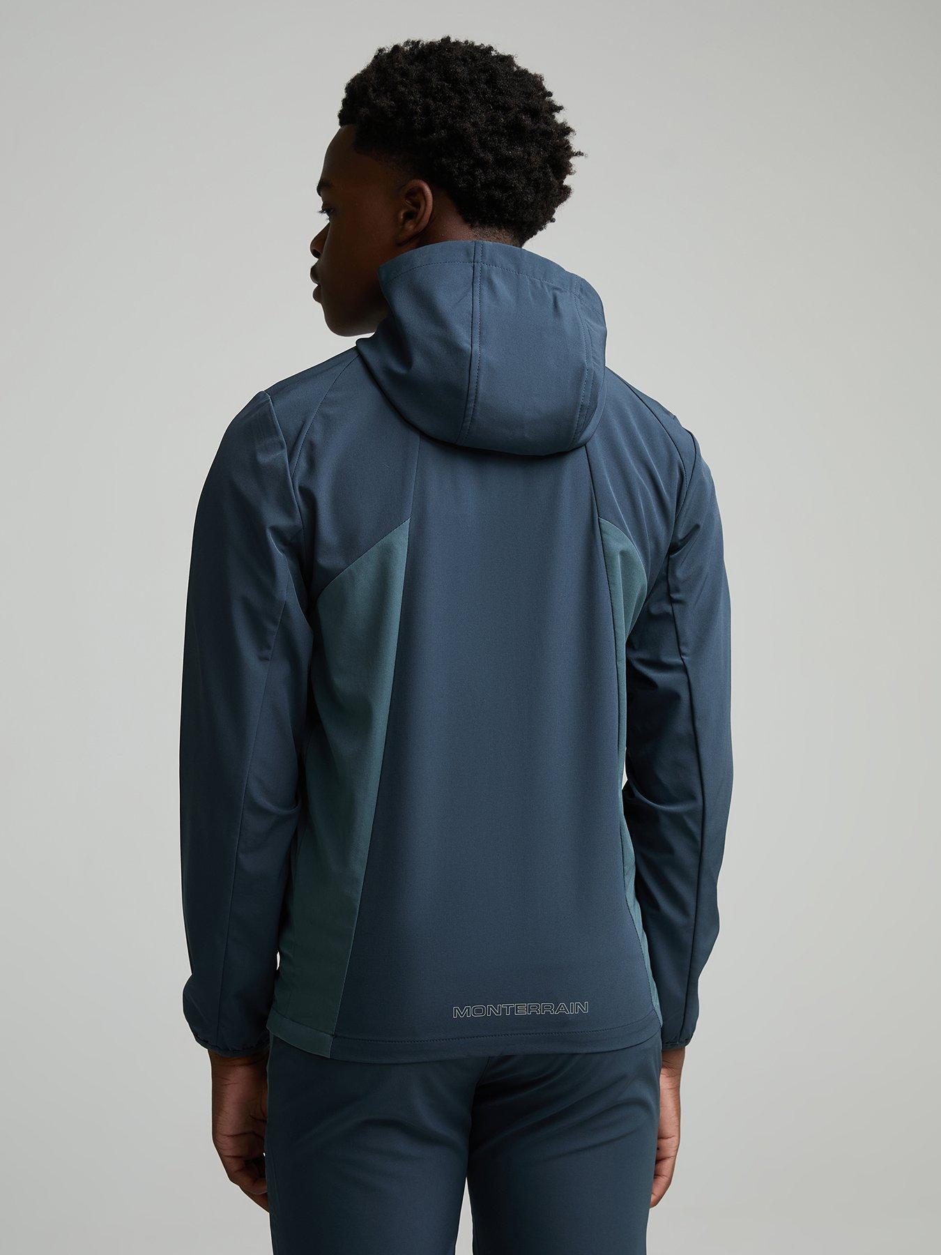 Image 3 of 5 of Monterrain Boys Deflect 2.0 Stretch Woven Zip-Through Hood Jacket - Dark Grey