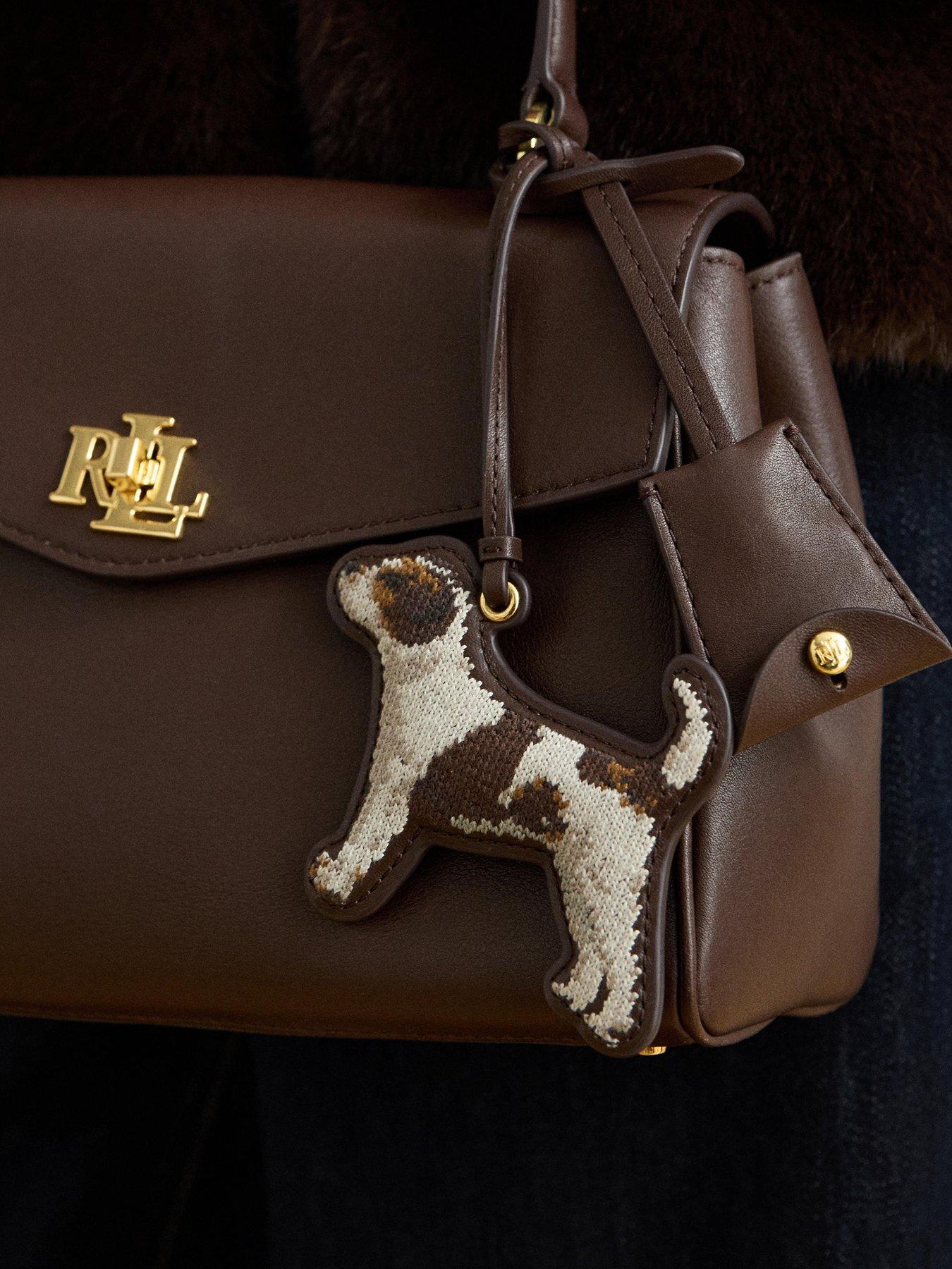 Image 2 of 3 of Lauren by Ralph Lauren Jack Russel Small Bag Charm - Brown