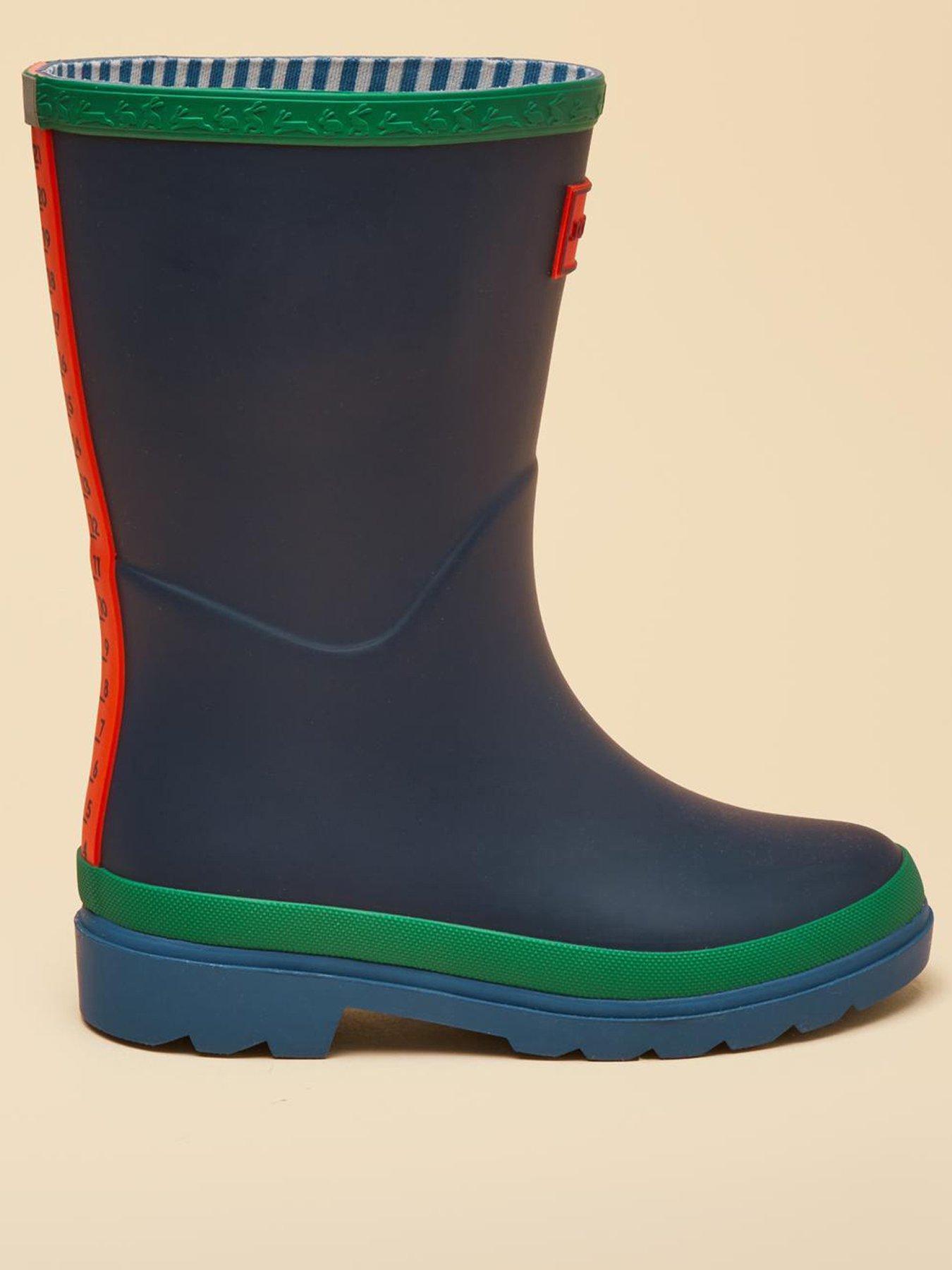 Joules Boys Colourblock Wellies - Blue