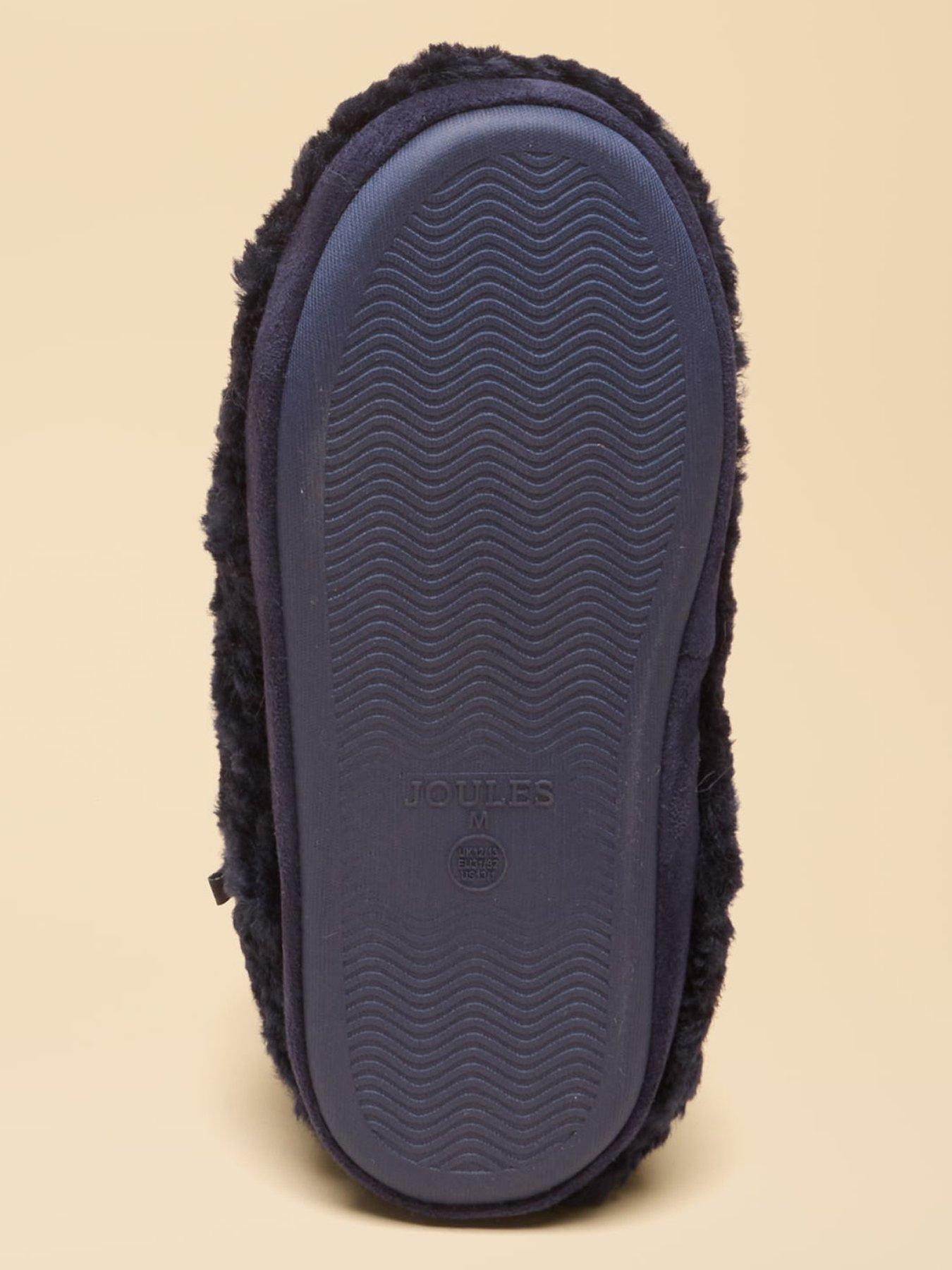Image 4 of 6 of Joules Boys Teddy Lined Slip-On Slipper Boots - Navy