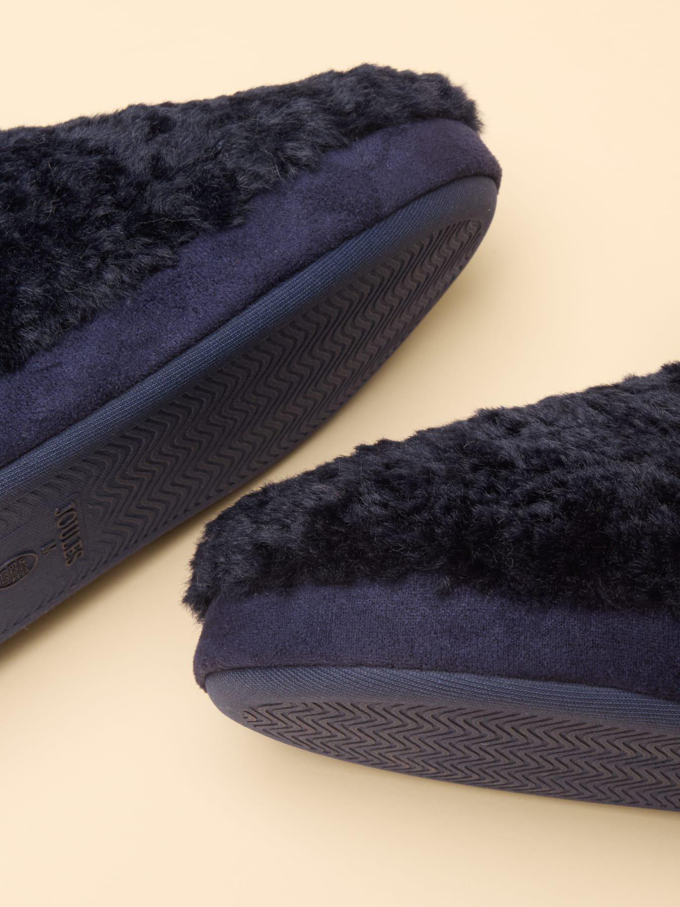 Image 6 of 6 of Joules Boys Teddy Lined Slip-On Slipper Boots - Navy