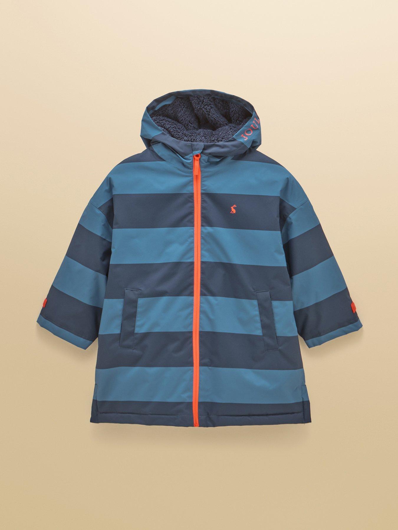 Image 1 of 5 of Joules Boys Stripe Changing Robe - Blue
