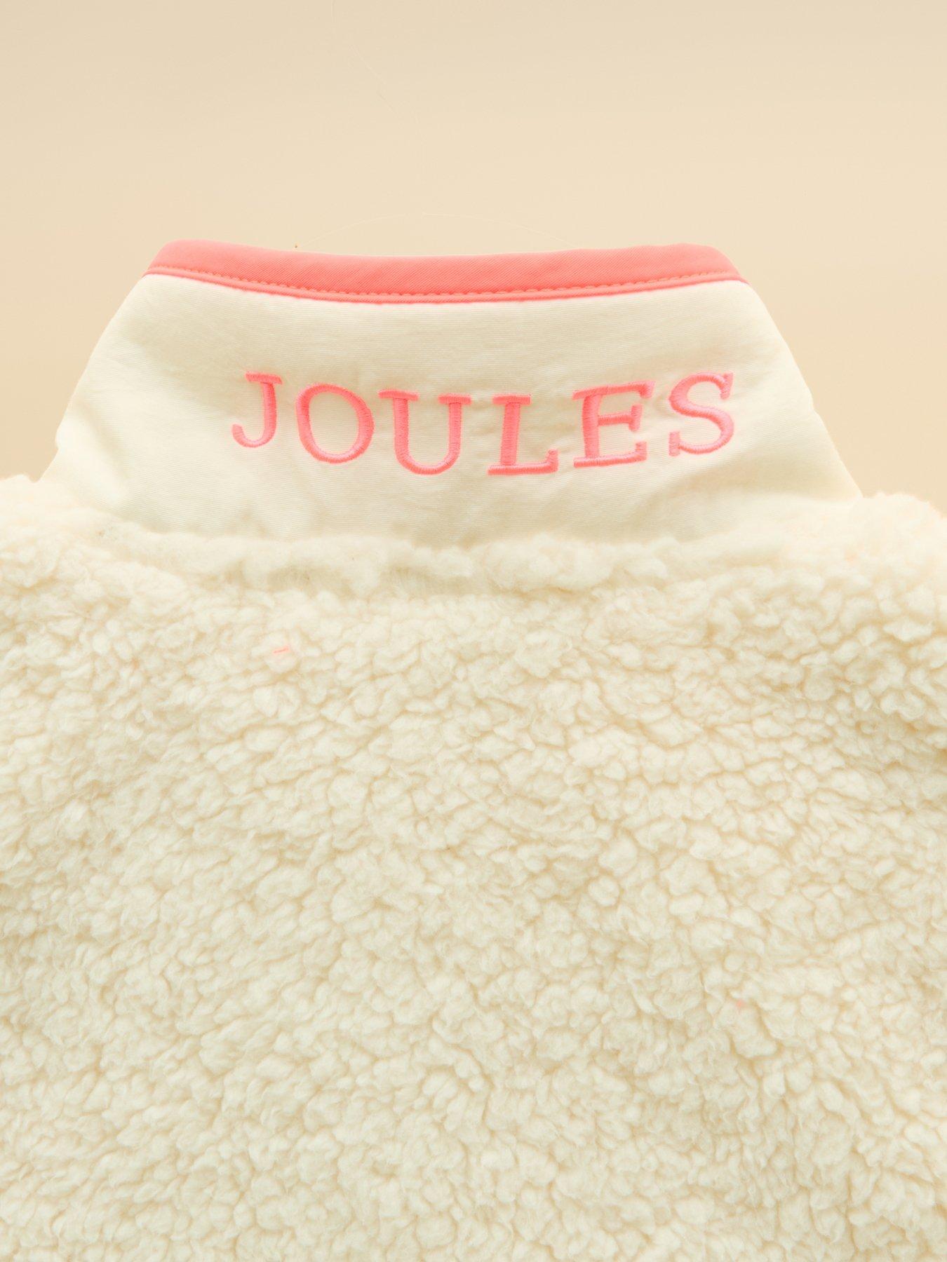 Image 3 of 4 of Joules Girls Tilly Fleece Gilet - Cream