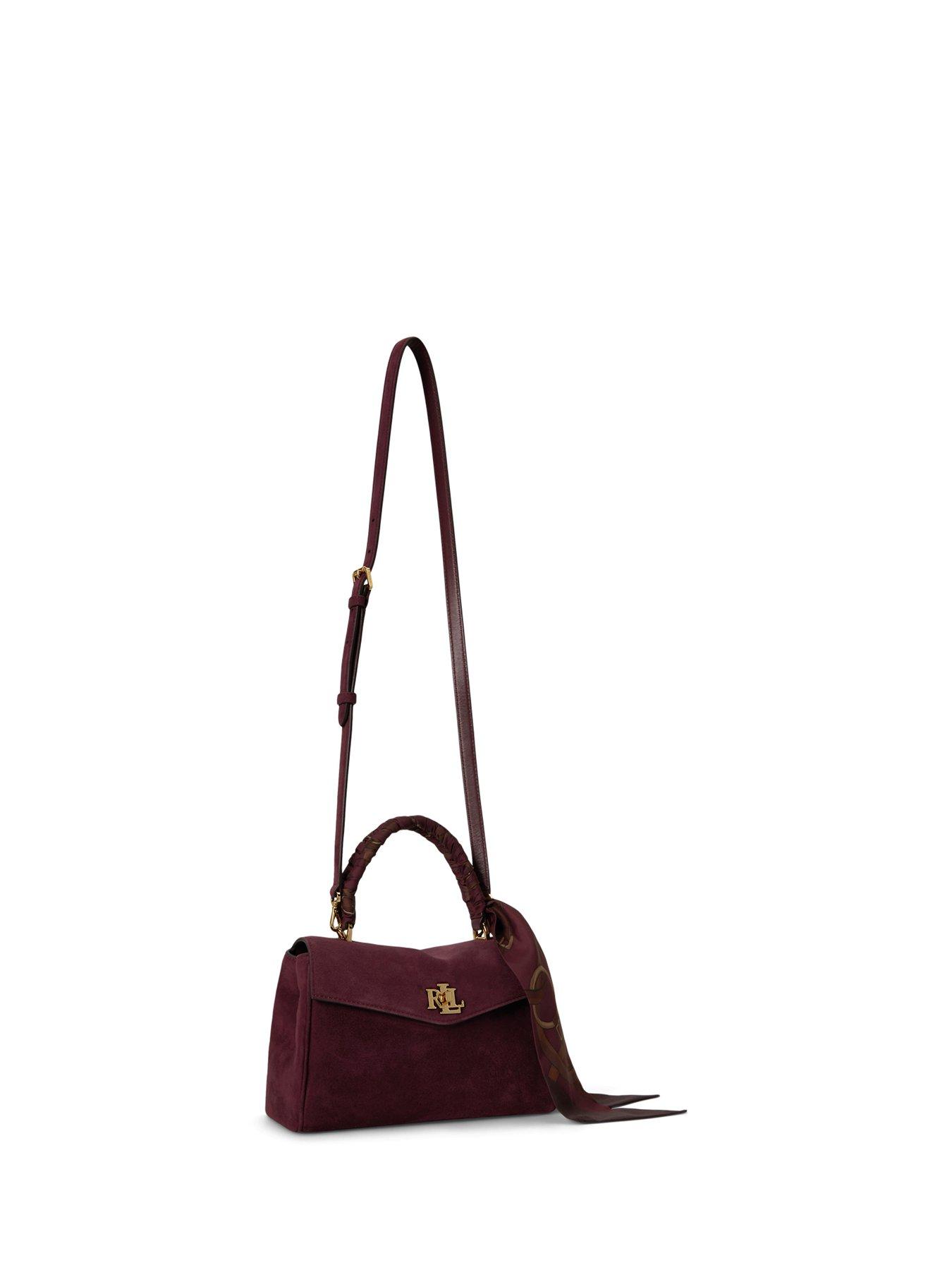 Image 2 of 6 of Lauren by Ralph Lauren Farrah Small Soft Satchel