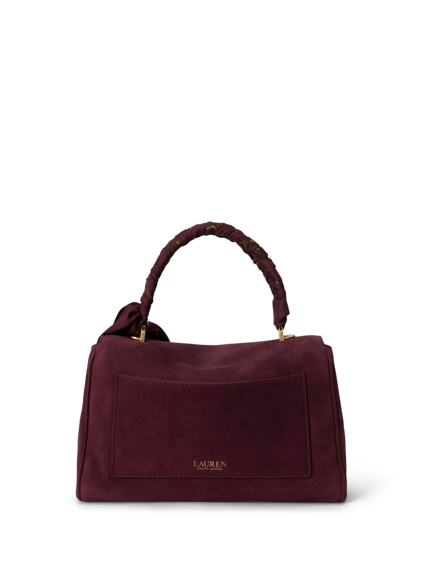 Image 3 of 6 of Lauren by Ralph Lauren Farrah Small Soft Satchel