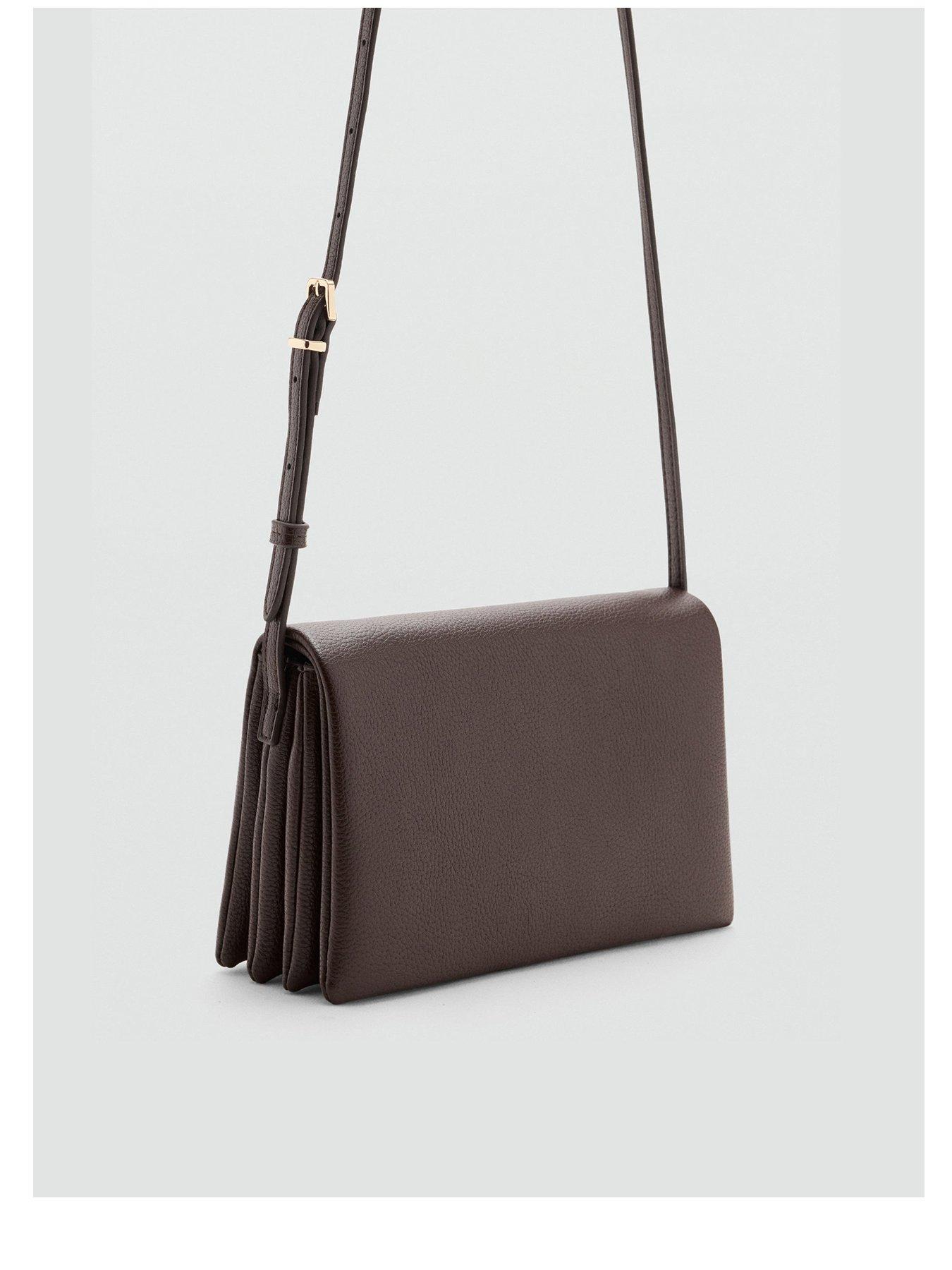 Mango Small Crossbody Bag - Brown