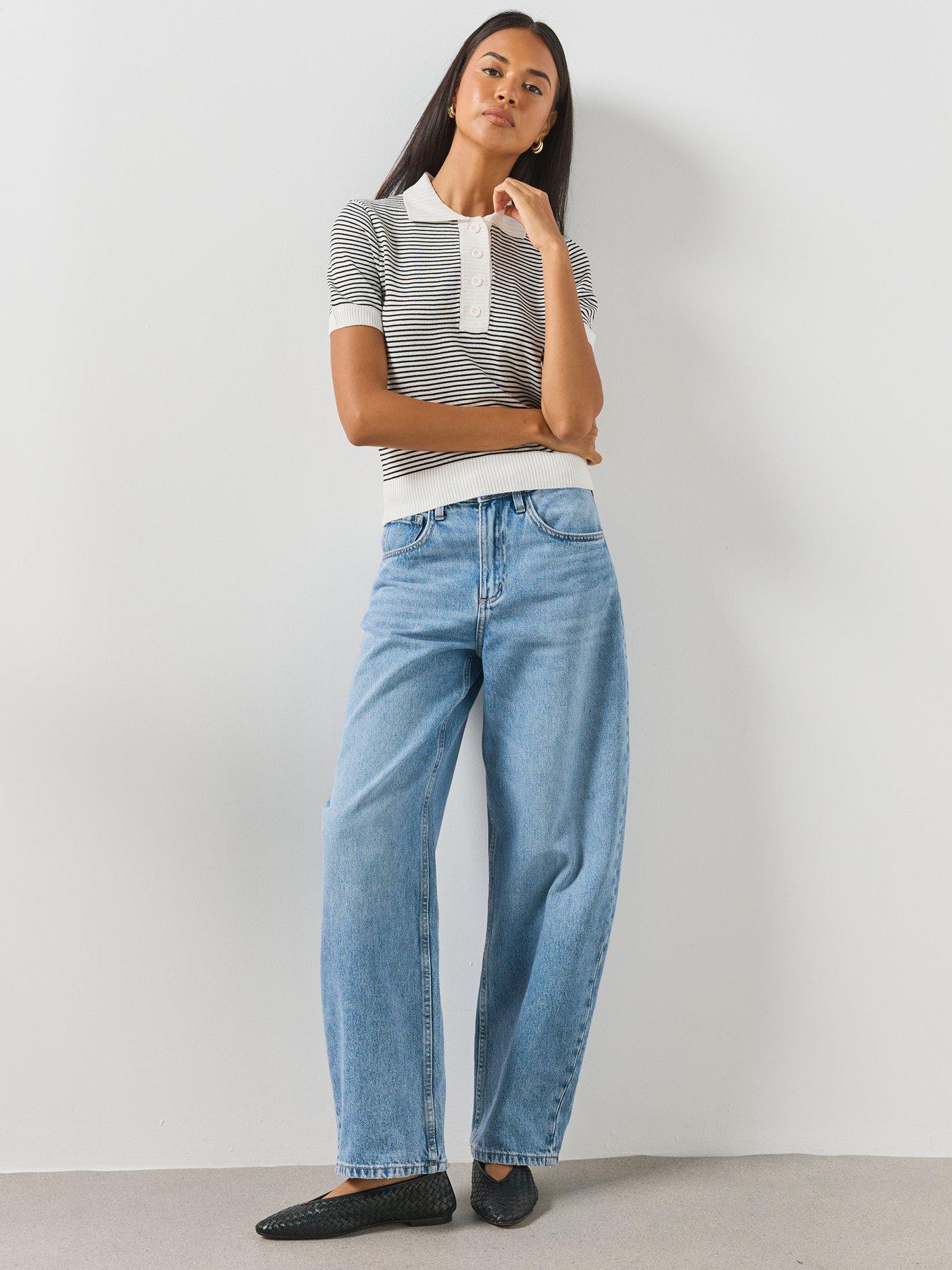 Image 6 of 6 of Mango Mid Rise Balloon Jeans