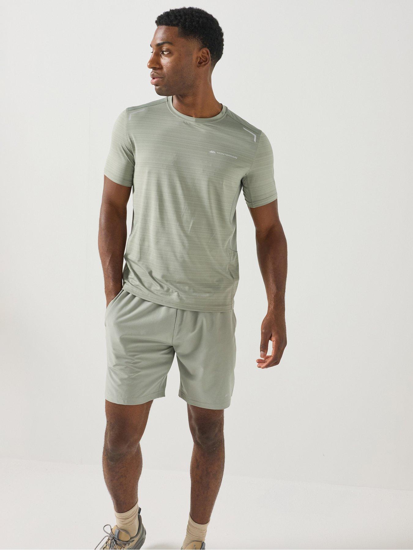 Monterrain Mens Lyder 3.0 Space Dye Tee - Grey