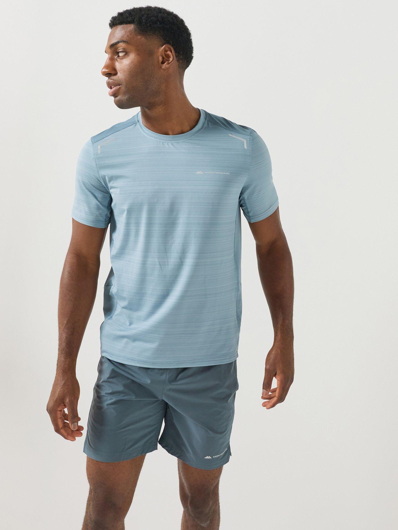 Monterrain Mens Lyder 3.0 Space Dye Tee - Grey