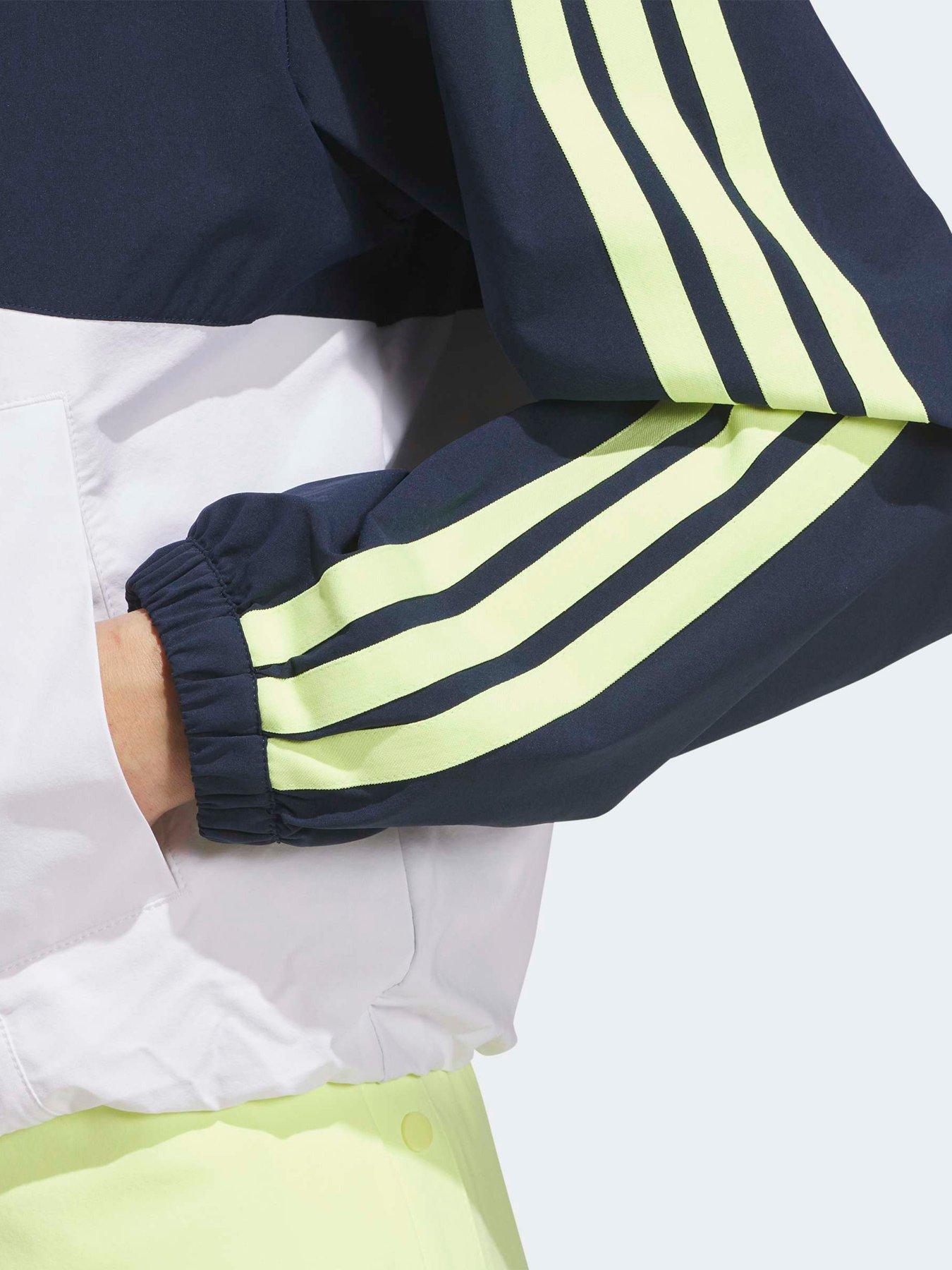 Image 5 of 5 of adidas Womens Colour Block Full Zip Golf Jacket - Navy