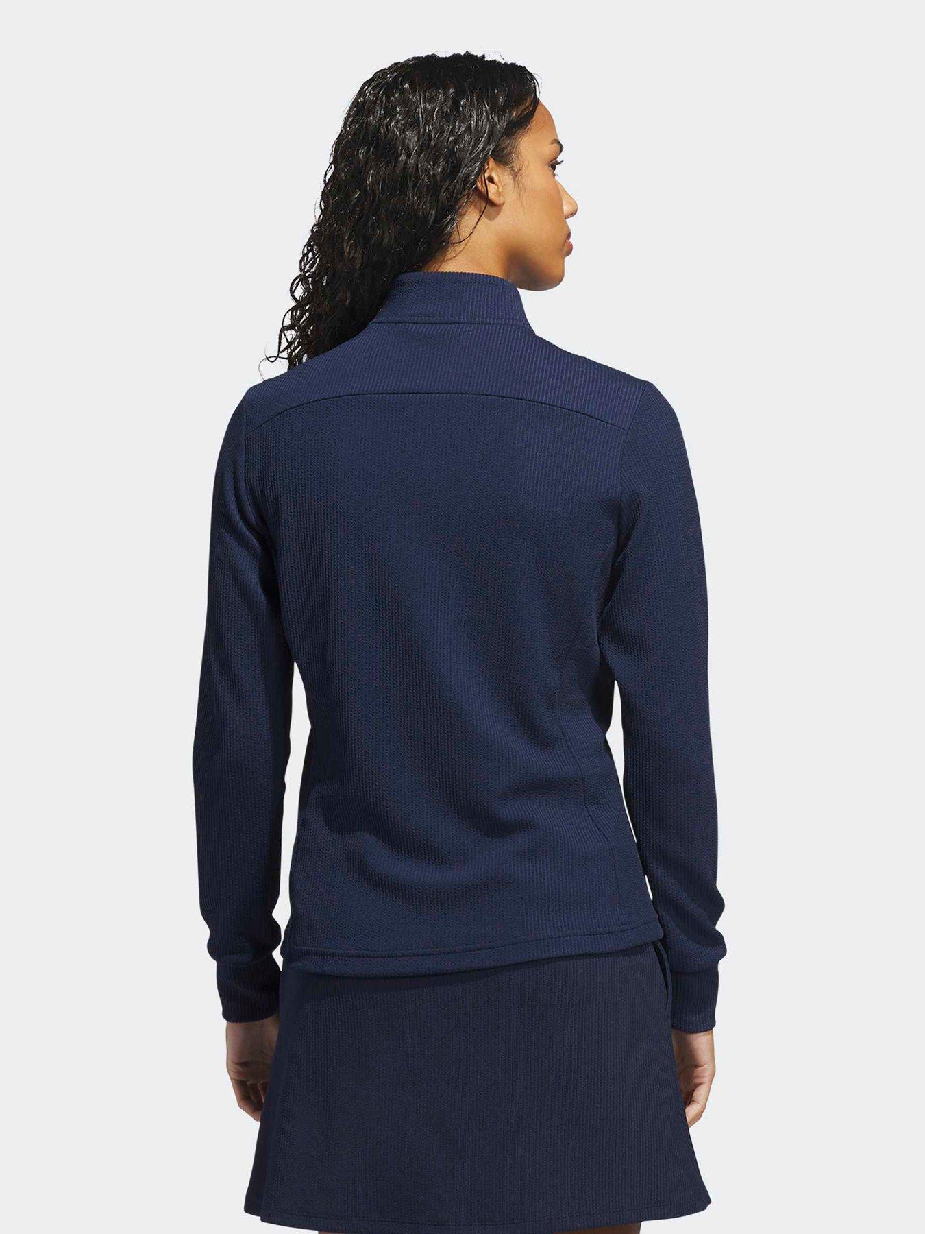 Image 2 of 6 of adidas Womens Golf Full Zip Jacket - Navy