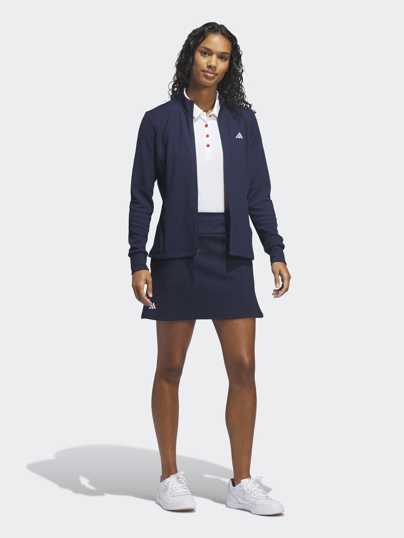 Image 3 of 6 of adidas Womens Golf Full Zip Jacket - Navy