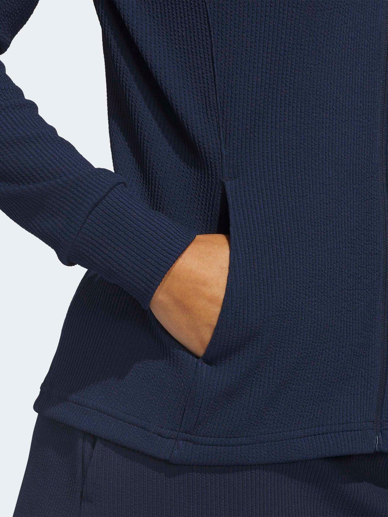 Image 5 of 6 of adidas Womens Golf Full Zip Jacket - Navy