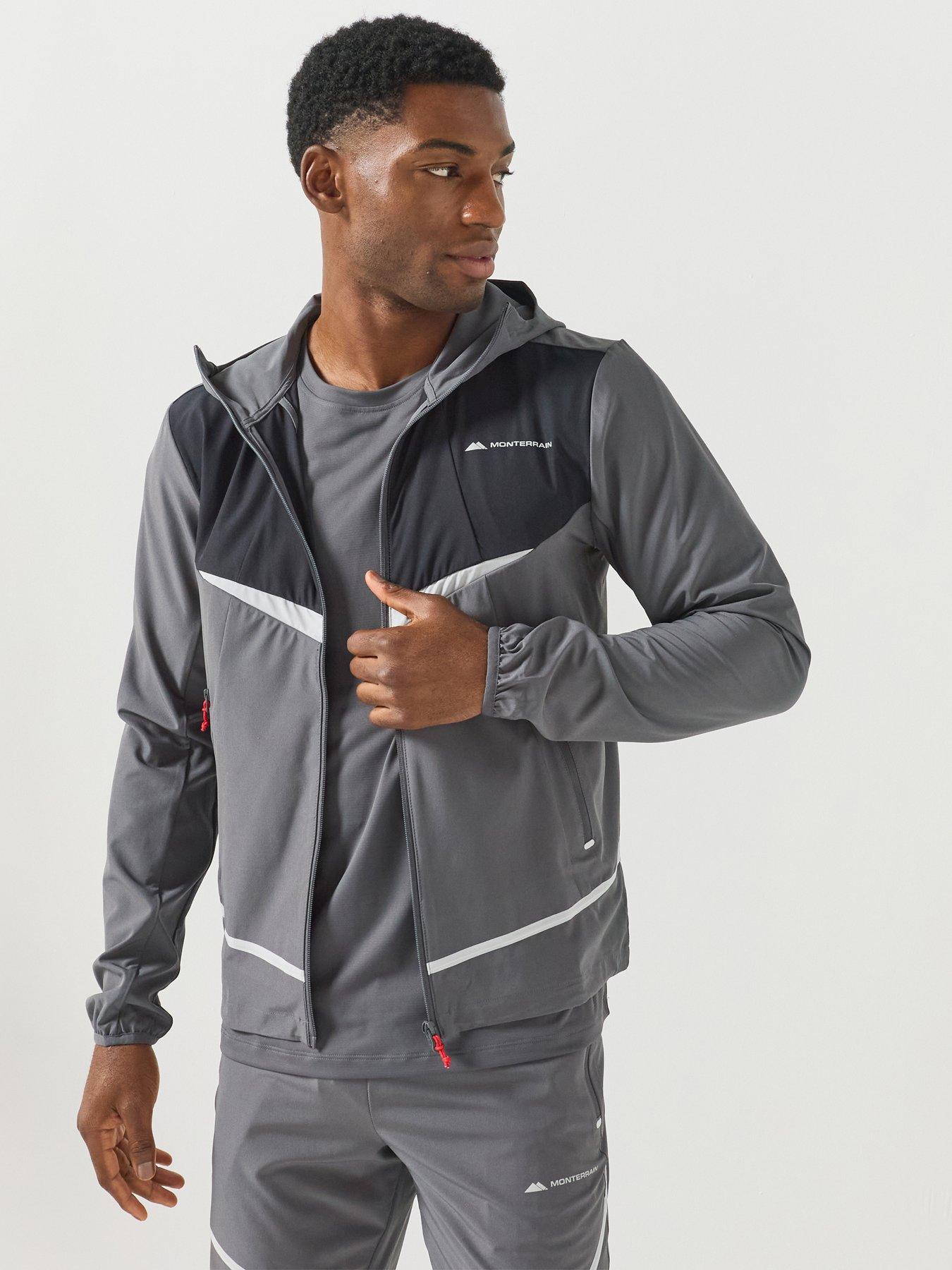 Monterrain Mens Defence Windrunner - Grey