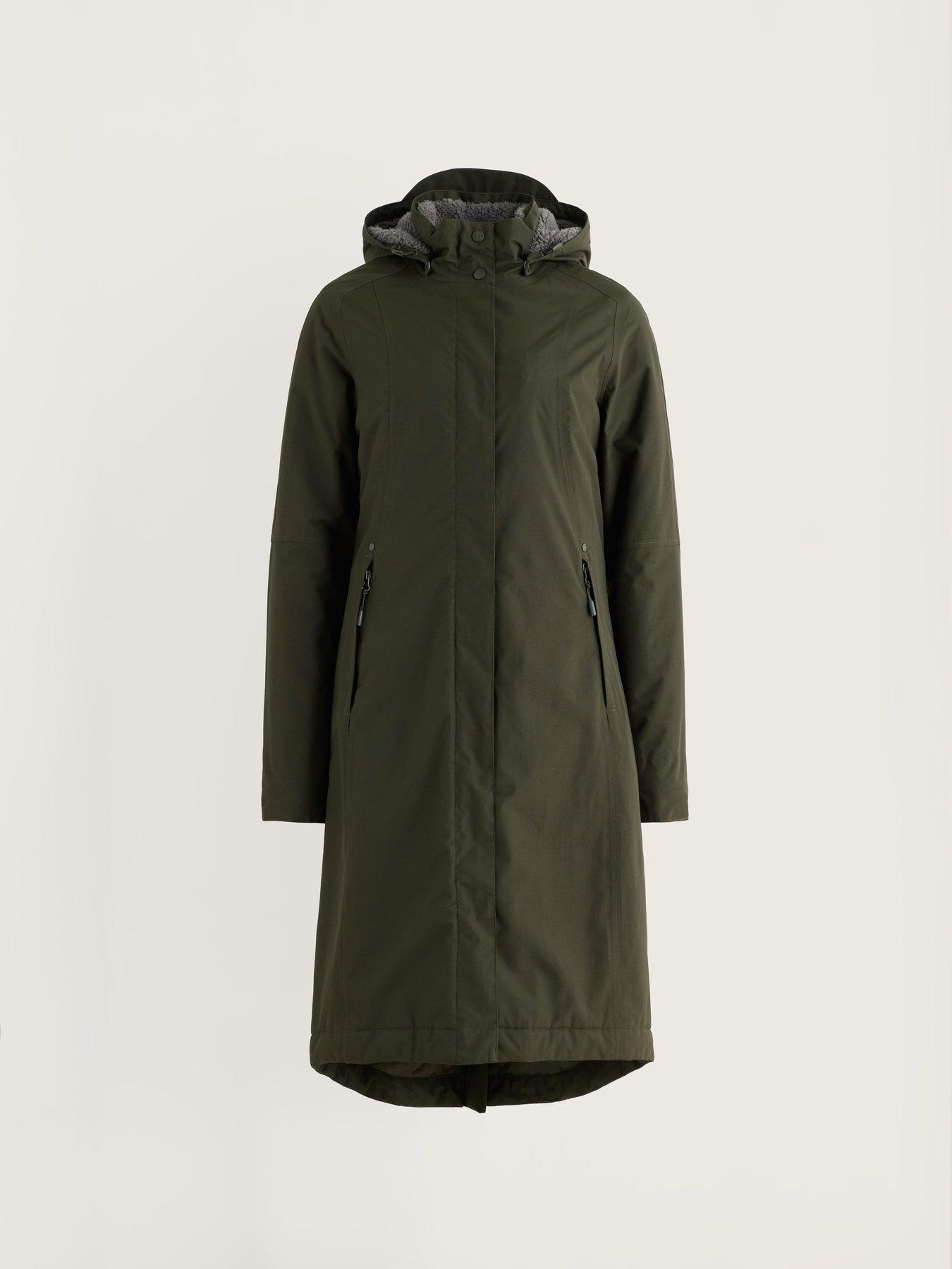 Image 4 of 5 of Seasalt Cornwall Janelle Waterproof Raincoat - Green