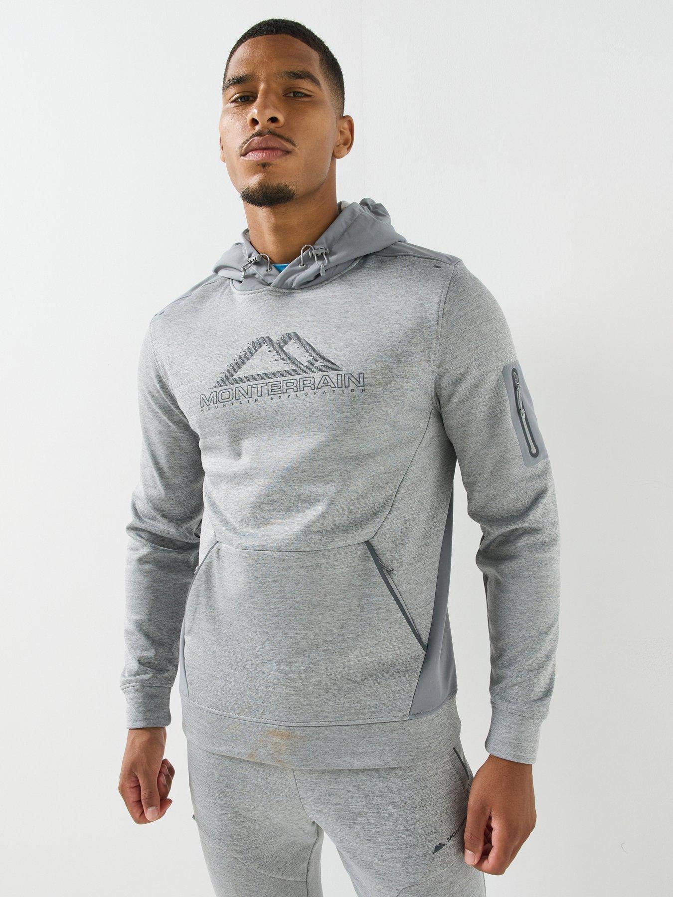 Image 1 of 6 of Monterrain Mens Speed 4.0 Poly Fleece Hoody - Grey
