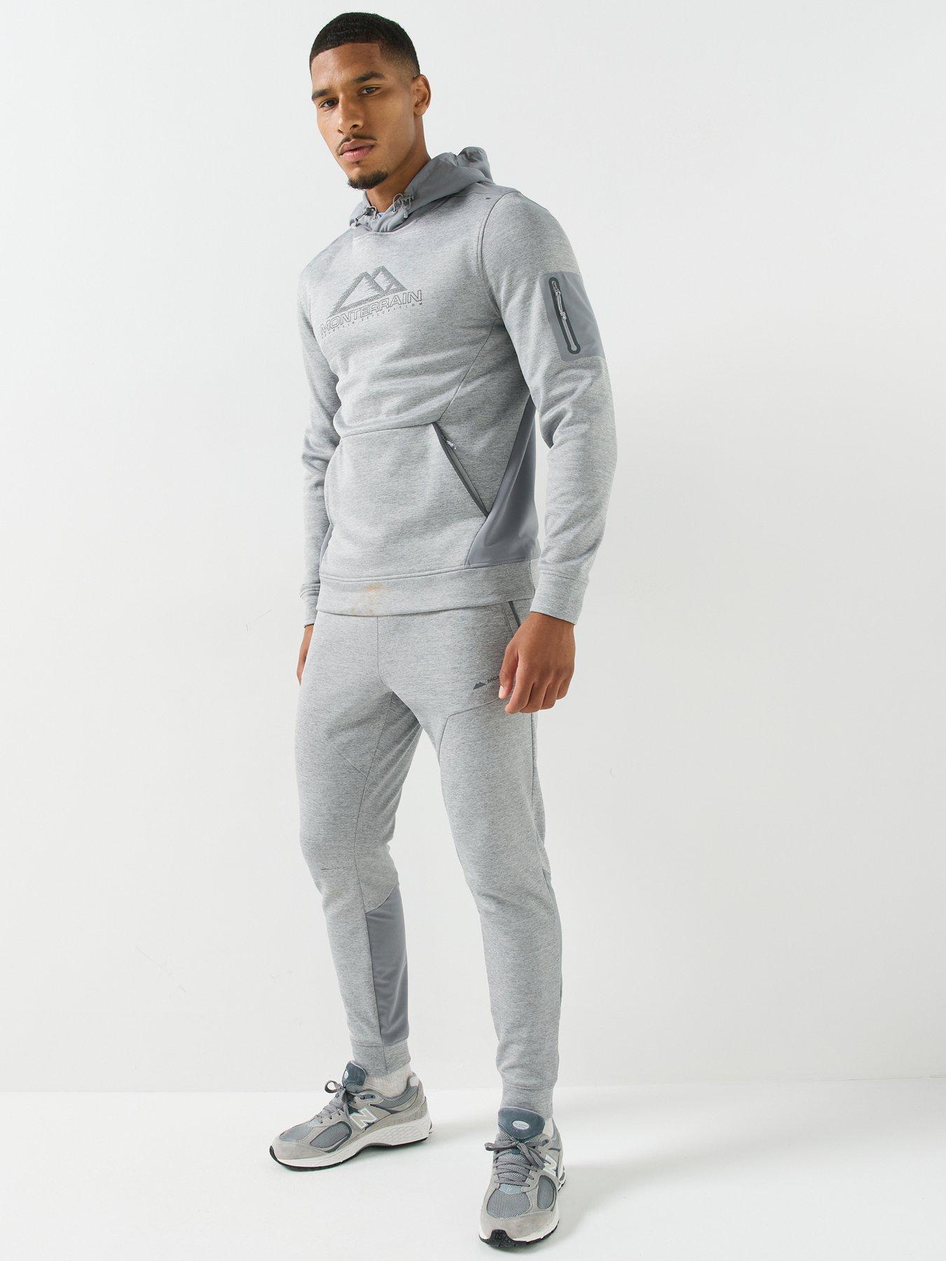 Image 3 of 6 of Monterrain Mens Speed 4.0 Poly Fleece Hoody - Grey