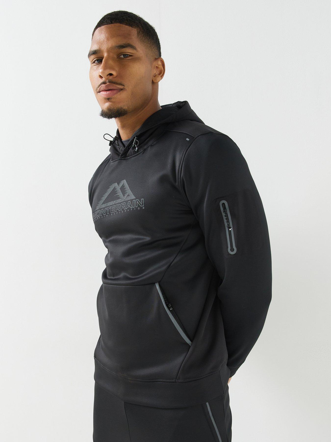Monterrain Mens Speed 4.0 Poly Fleece Hoody - Black