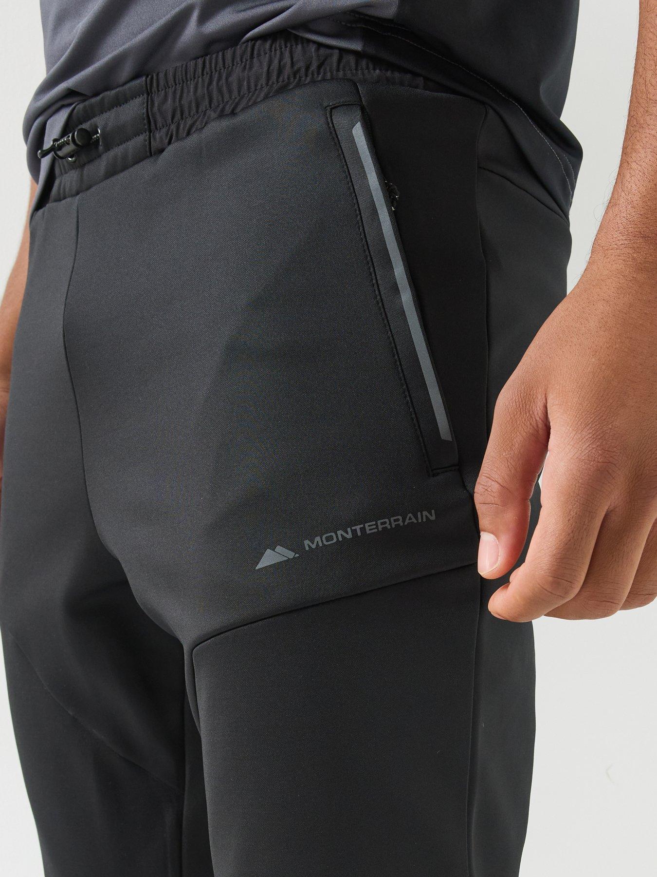 Image 4 of 5 of Monterrain Mens Speed 4.0 Poly Fleece Jogger - Black