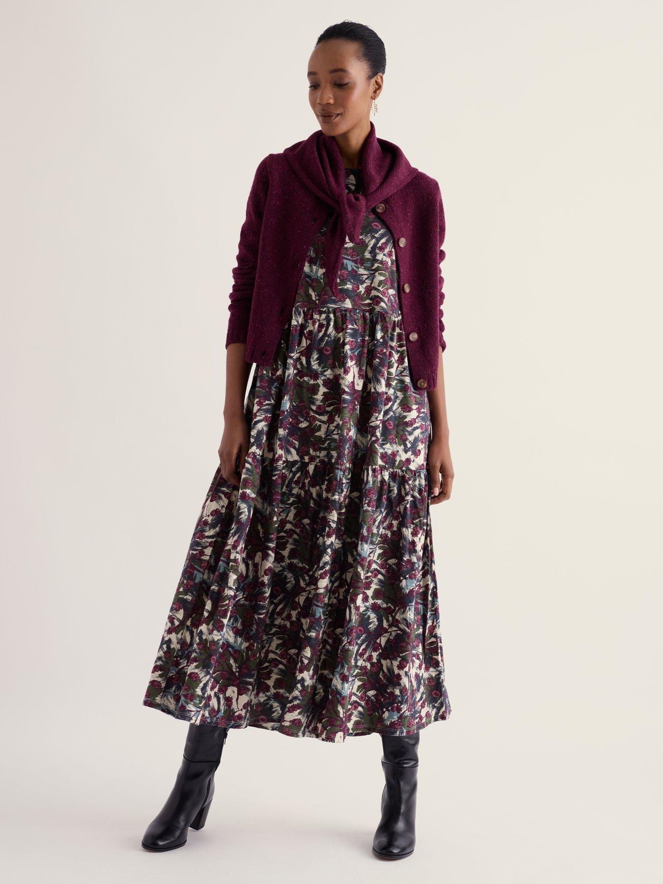 Image 3 of 5 of Seasalt Cornwall Leading Lights 3/4 Sleeve Dress - Multi