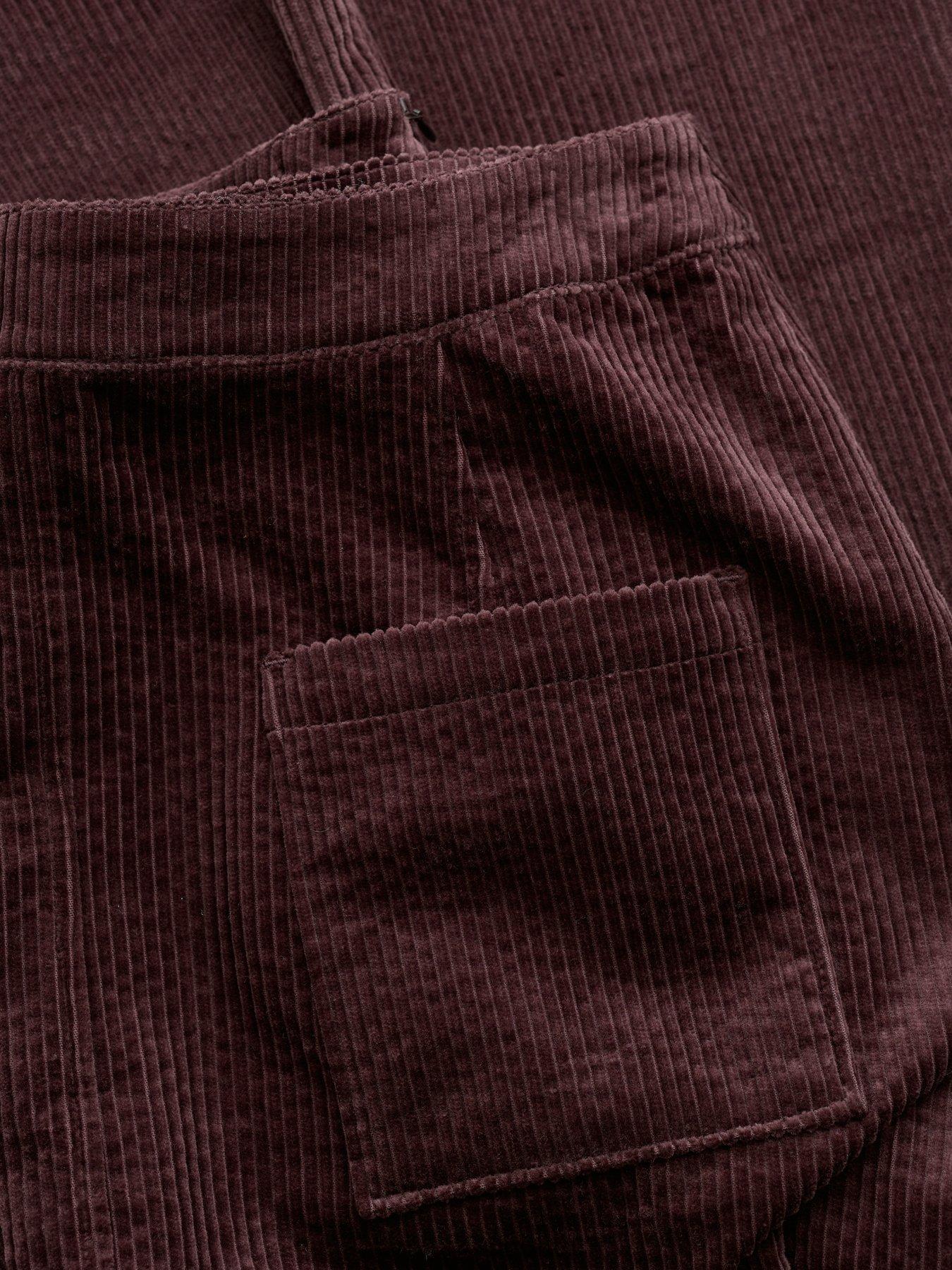 Image 5 of 5 of Seasalt Cornwall Womens Cord A-Line Midi Skirt - Brown