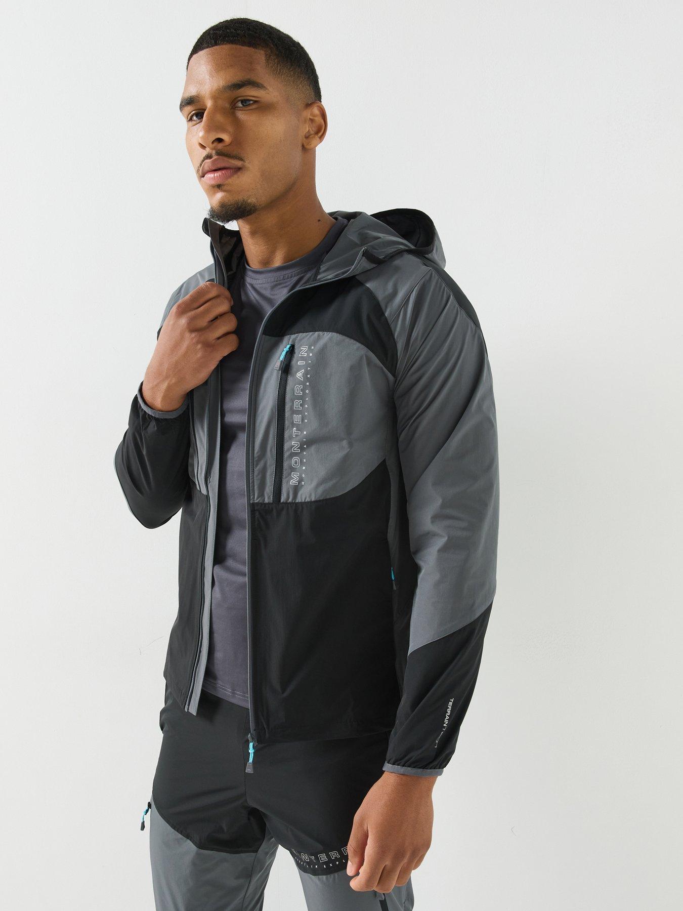 Monterrain Mens Forge Woven Hoody - Grey