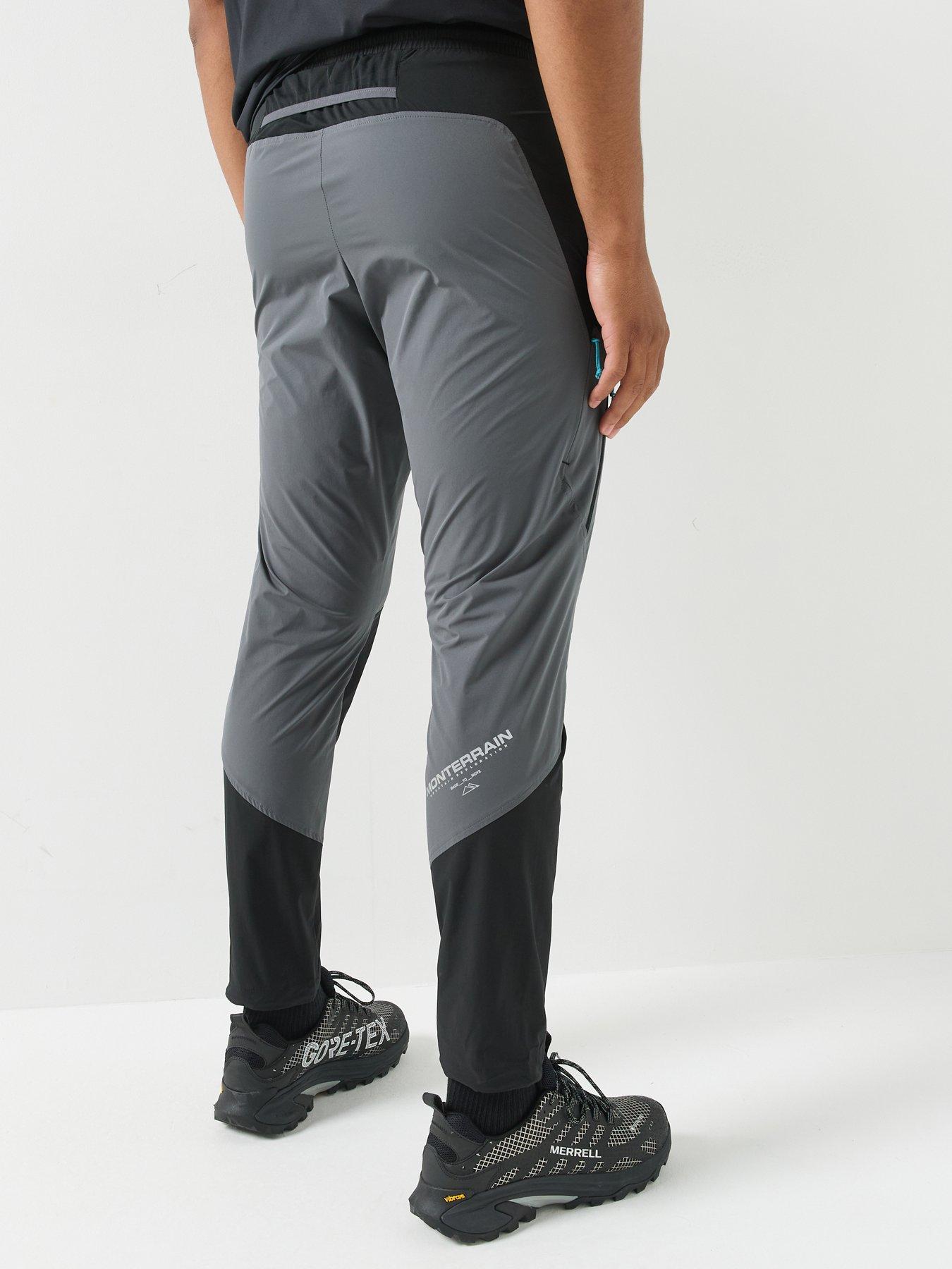 Image 2 of 5 of Monterrain Mens Forge Lightweight Zip Pocket Tapered Woven Pants - Grey