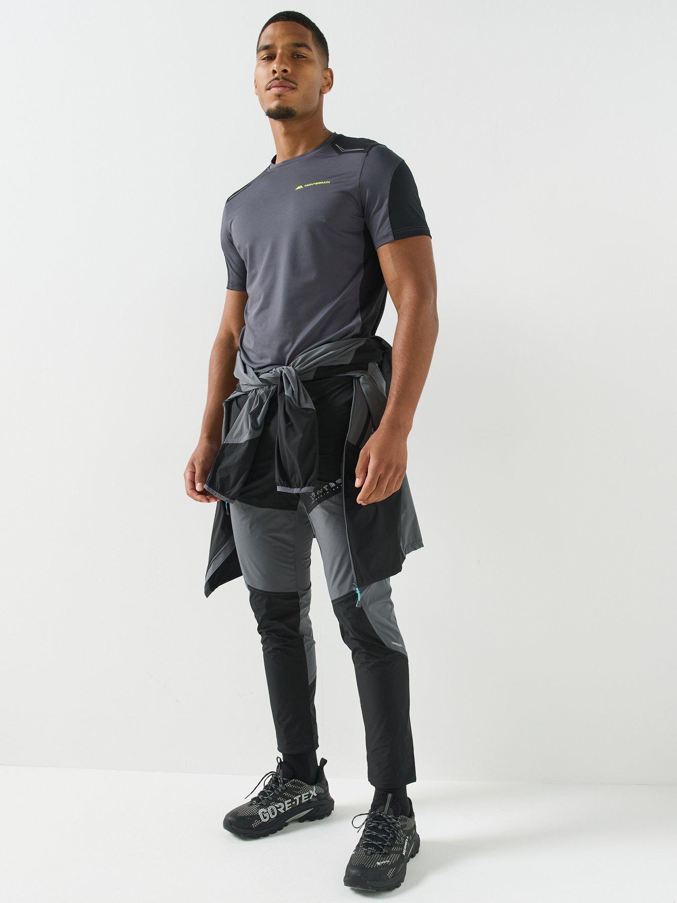 Image 3 of 5 of Monterrain Mens Forge Lightweight Zip Pocket Tapered Woven Pants - Grey