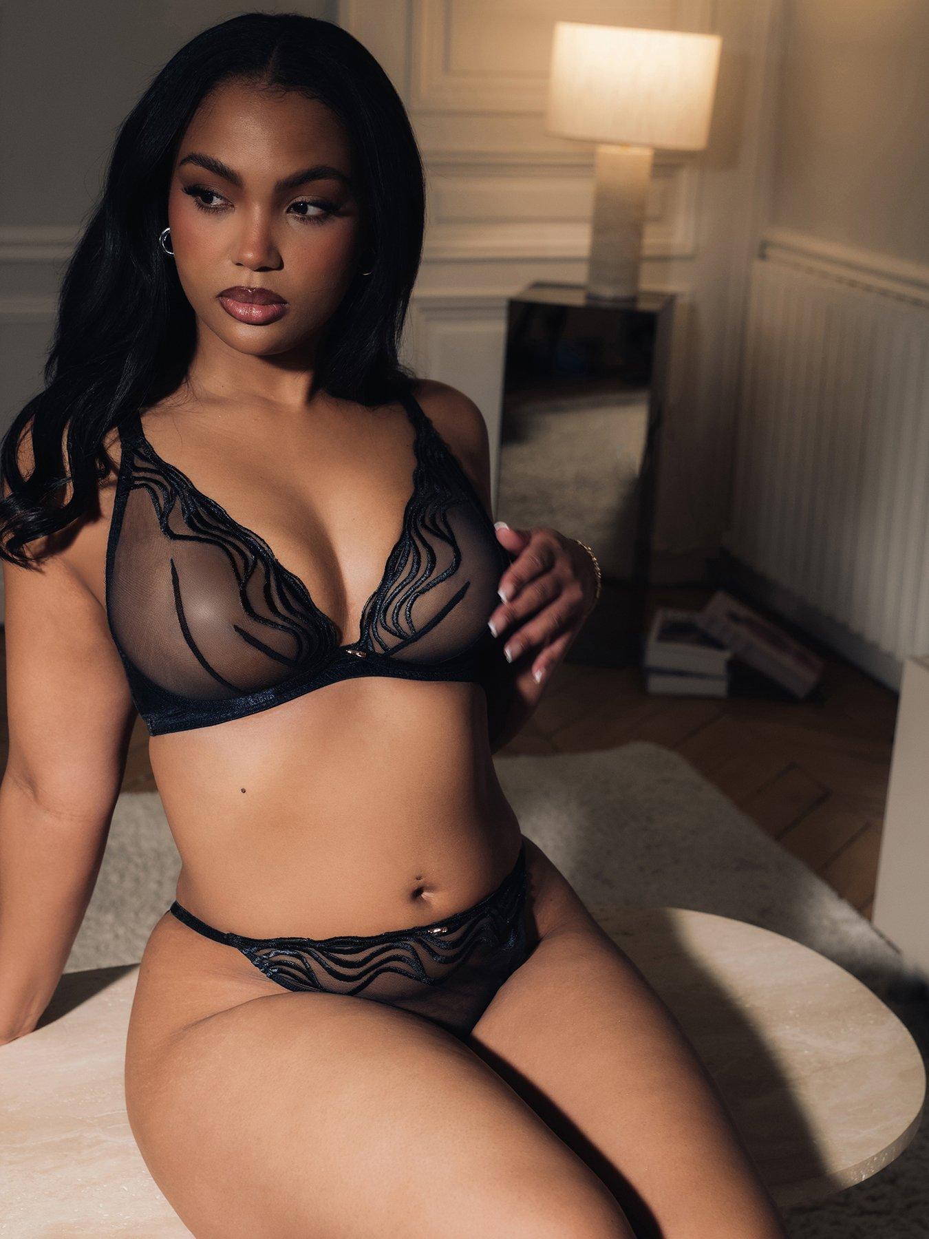 Curvy Kate Scantilly By Curvy Kate Intoxicated Tanga Brief - Black
