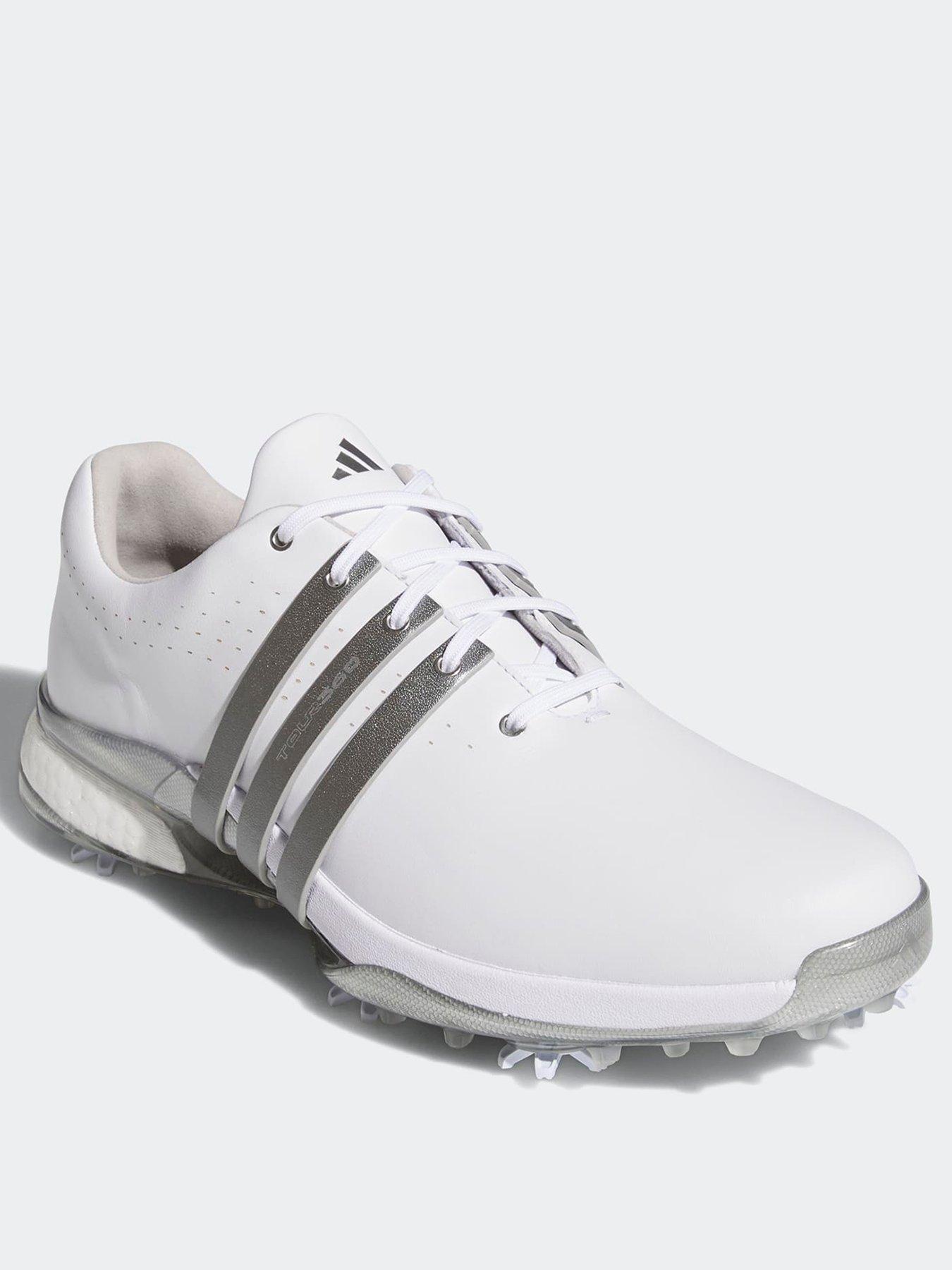 Image 2 of 6 of adidas Mens Golf Tour 360 24 Shoes - White/Grey
