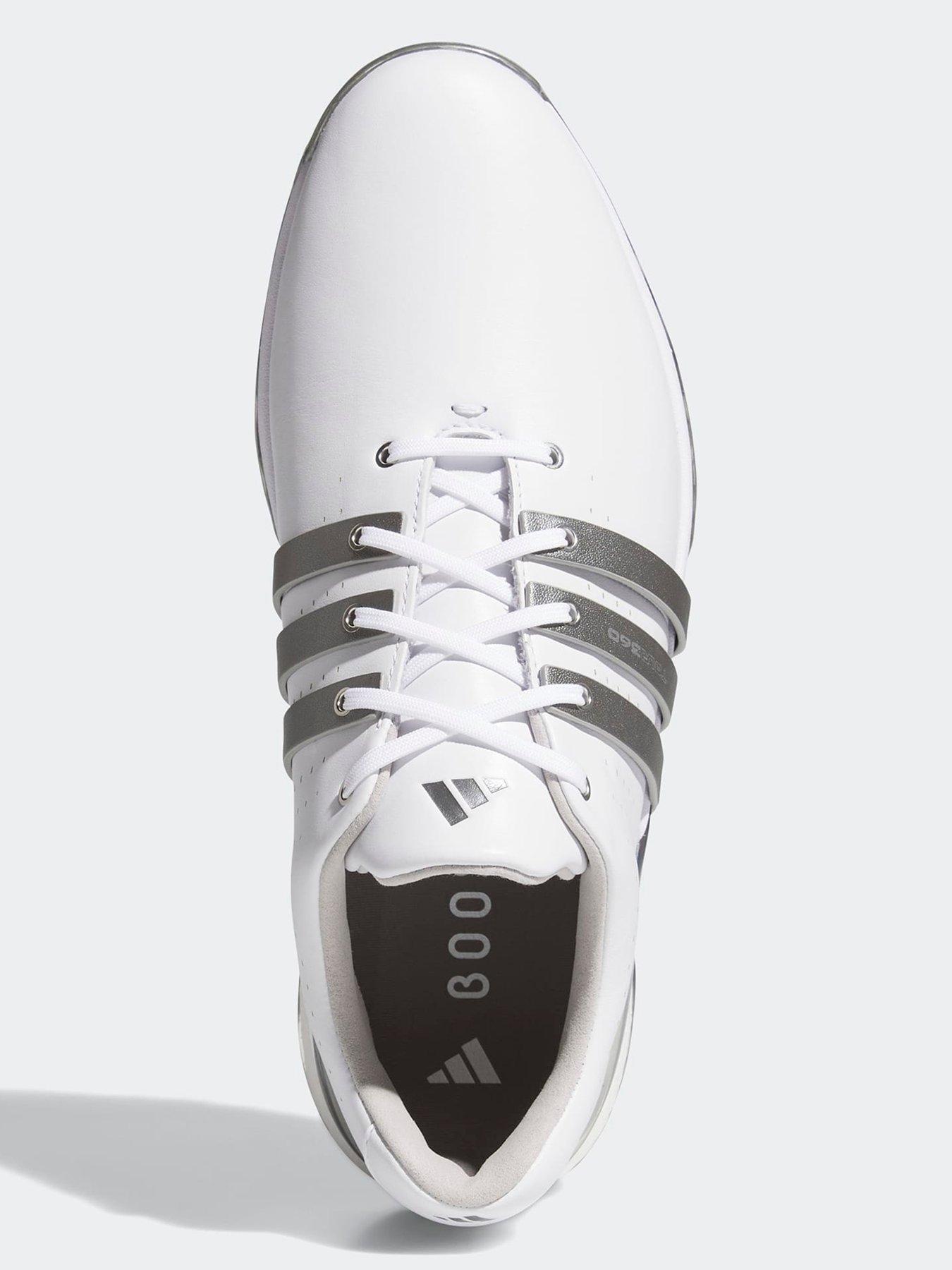 Image 4 of 6 of adidas Mens Golf Tour 360 24 Shoes - White/Grey