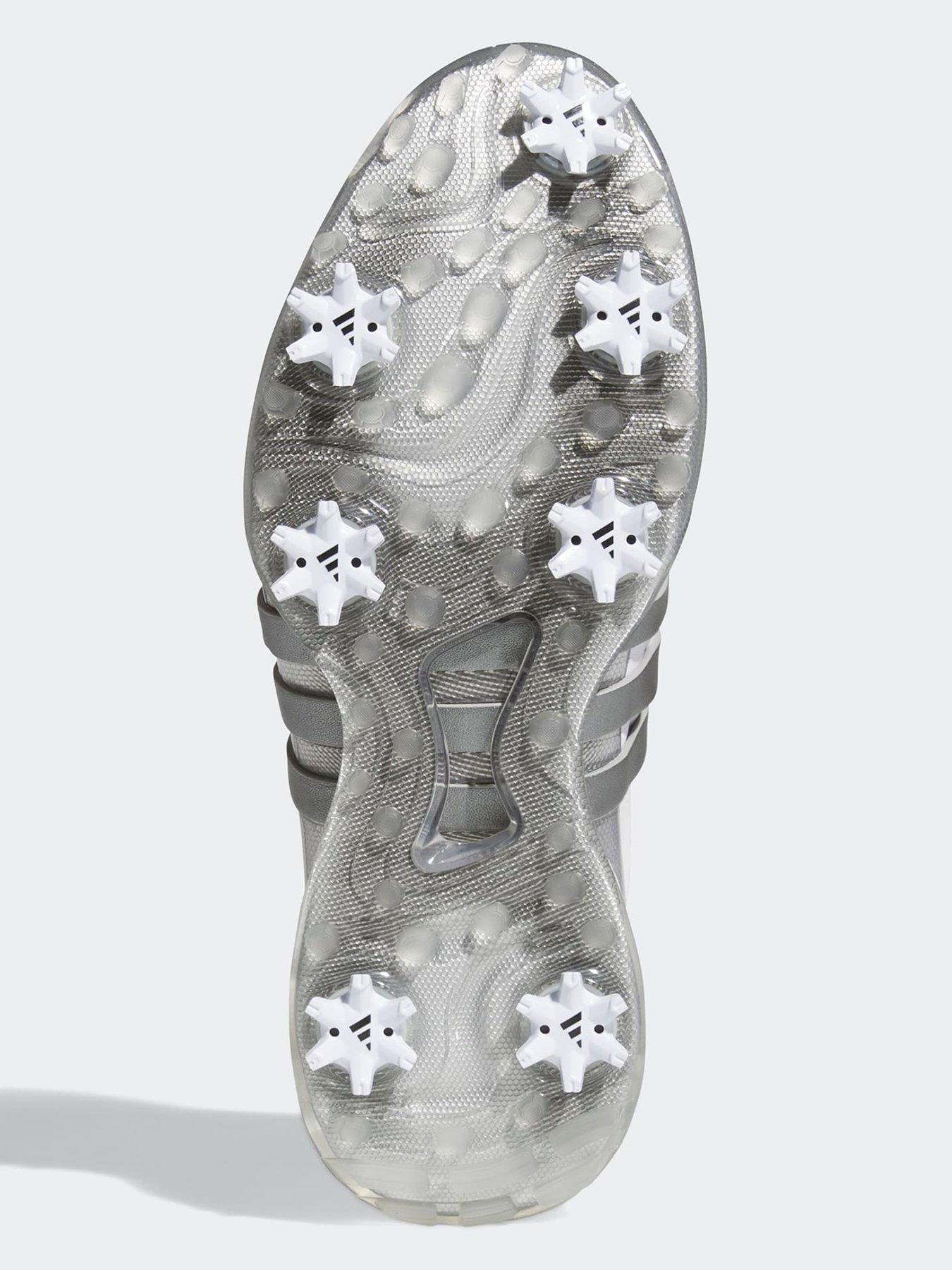 Image 5 of 6 of adidas Mens Golf Tour 360 24 Shoes - White/Grey