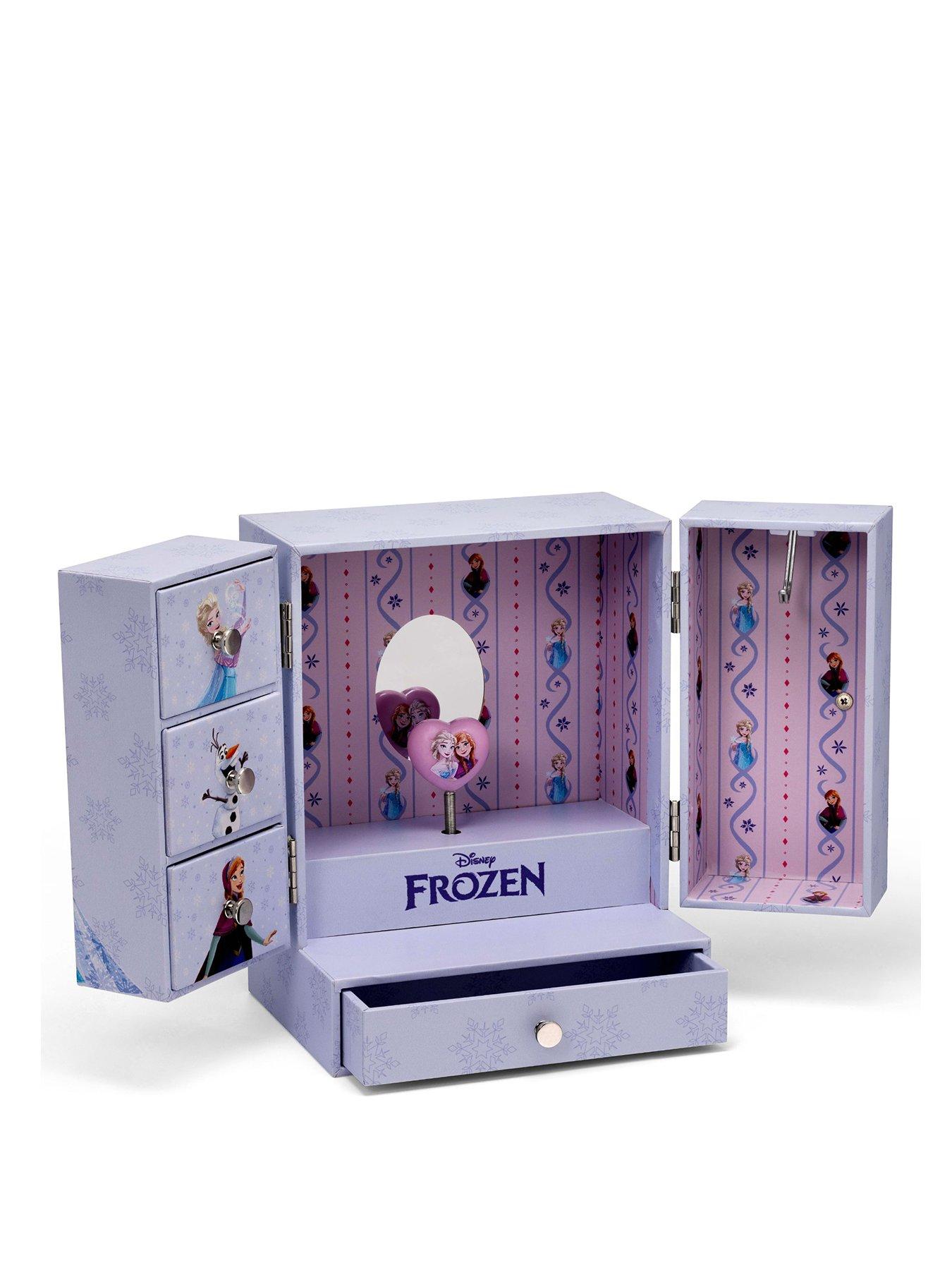 Image 1 of 6 of Disney Frozen Musical Wind-up Spinning Charm Jewellery Box