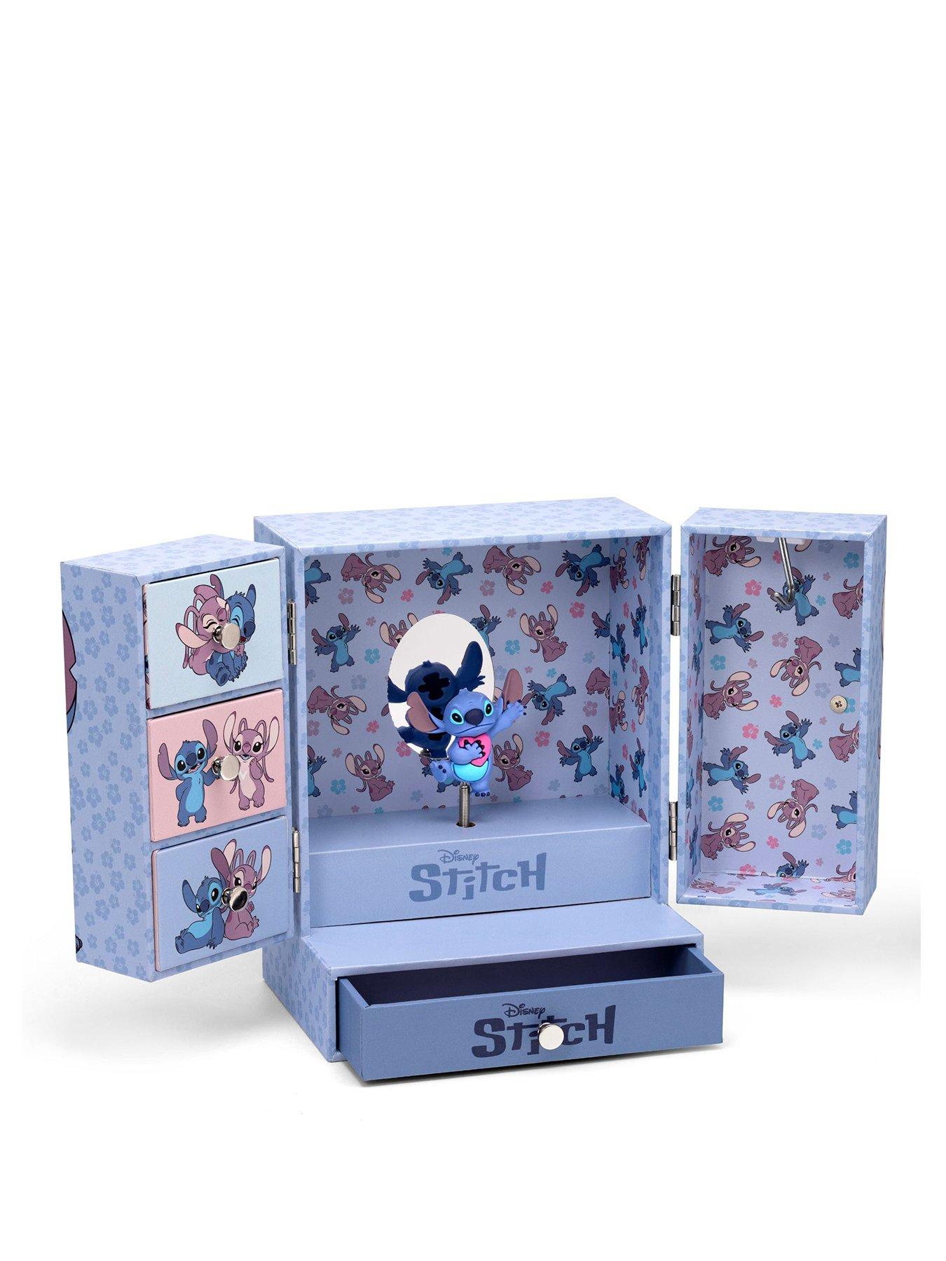 Disney Lilo and Stitch Musical Wind-up Spinning Charm Jewellery Box