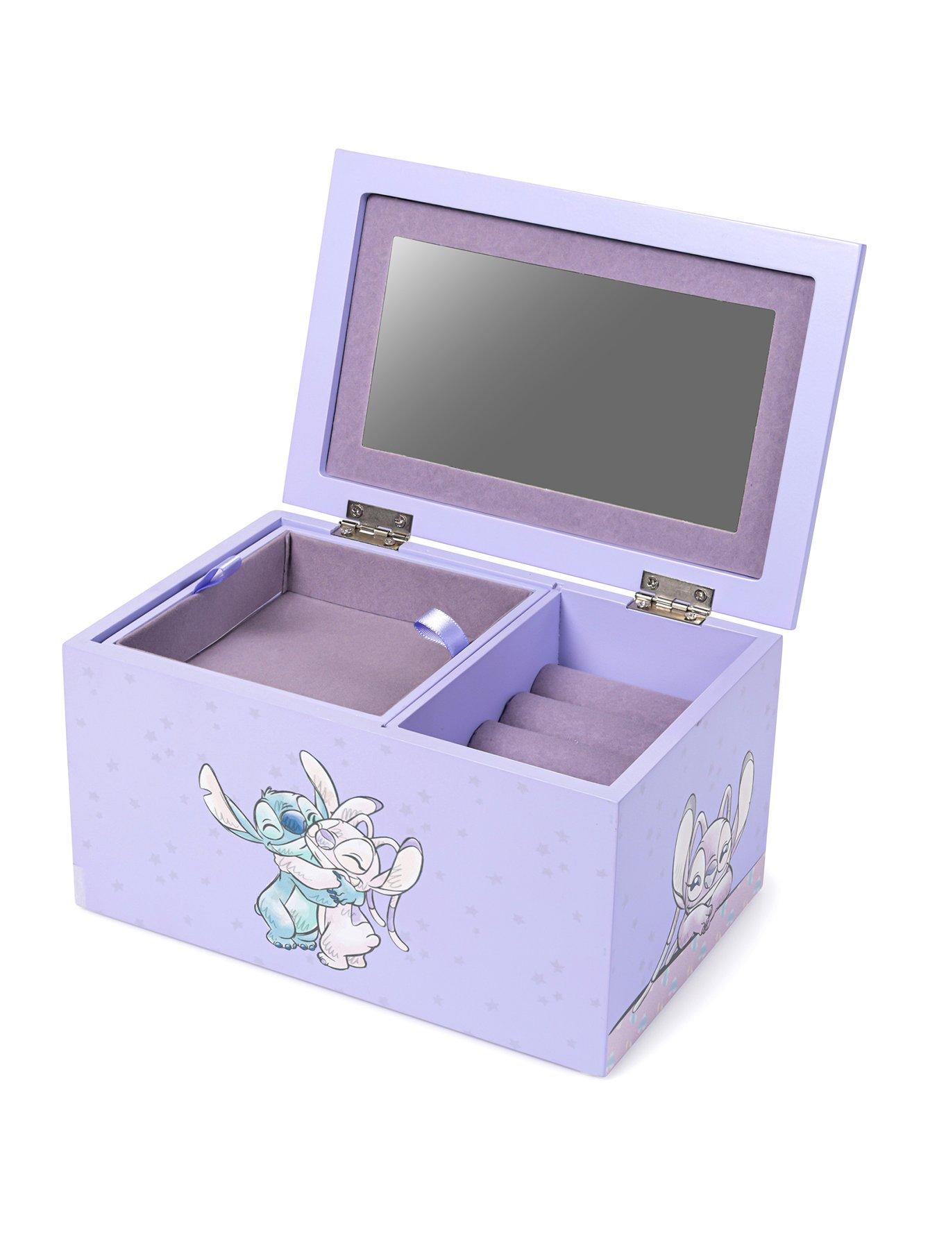 Disney Stitch and Angel Purple Jewellery Box